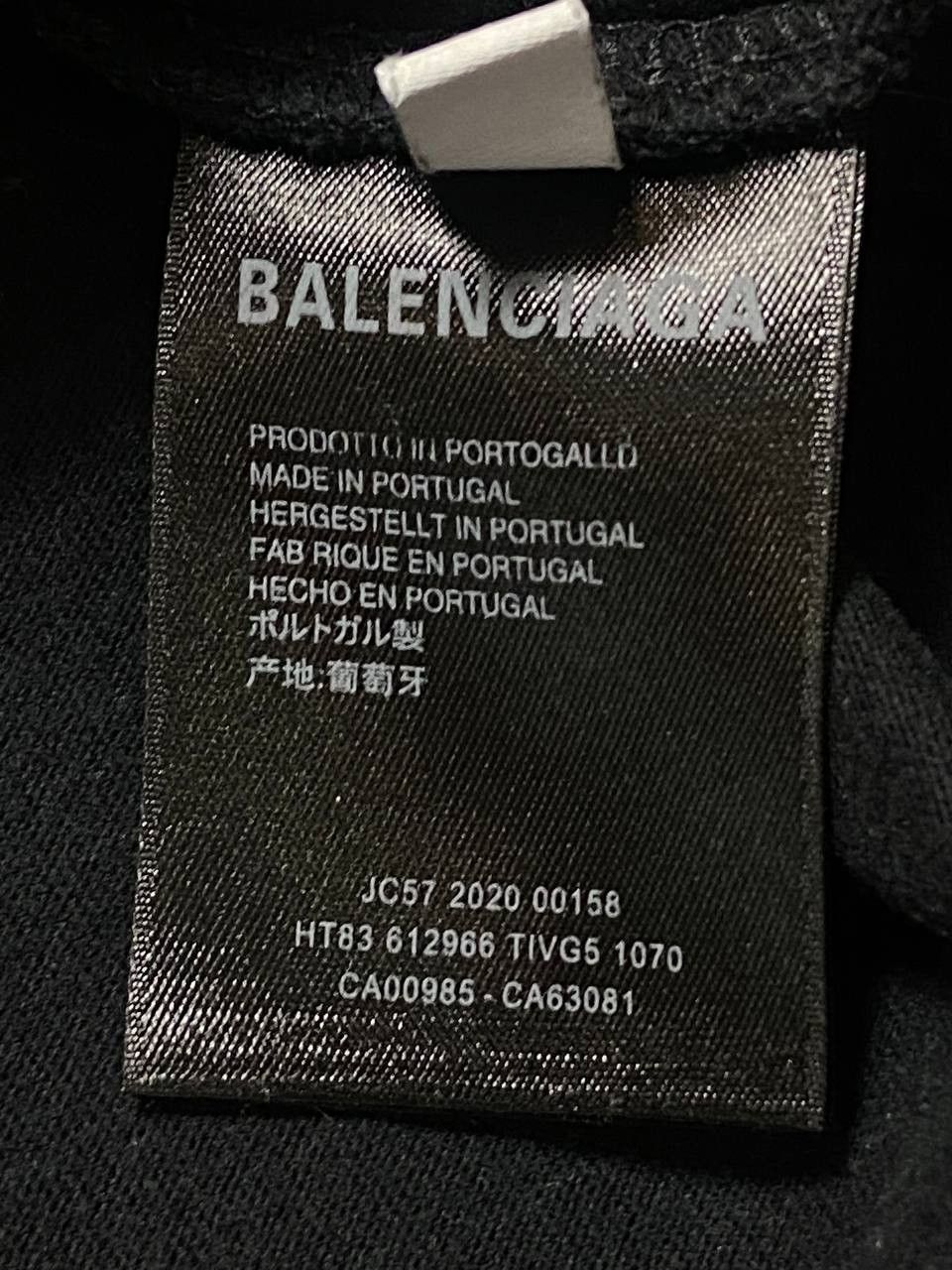 Balenciaga Balenciaga Defile black t-shirt tee ss20 Size US M / EU 48-50 / 2 - 13 Thumbnail