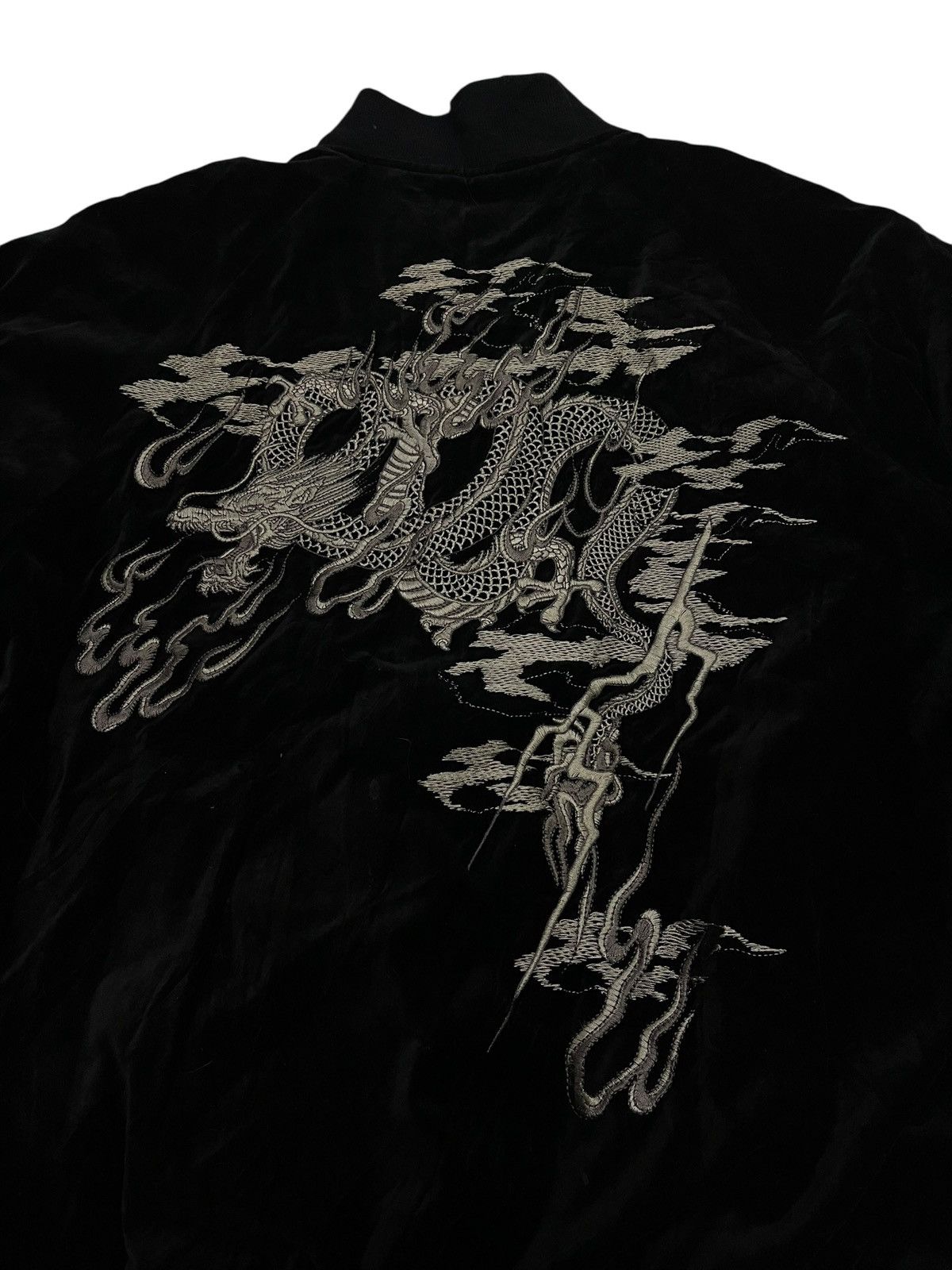Beauty Beast × Designer × Japanese Brand Karakuri Tamashii Velour Reversible Velvet Sukajan Size US L / EU 52-54 / 3 - 12 Thumbnail