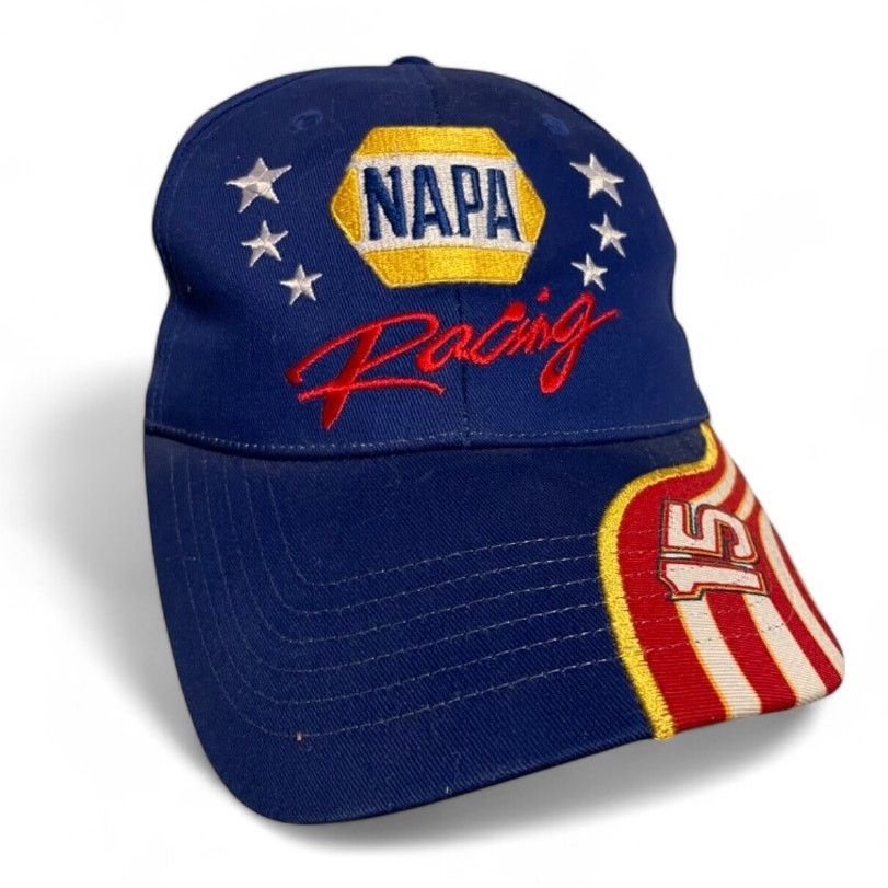 Vintage Vintage NAPA Racing Hat 15 Patriotic Stars Stripes Snapback Size ONE SIZE - 1 Thumbnail