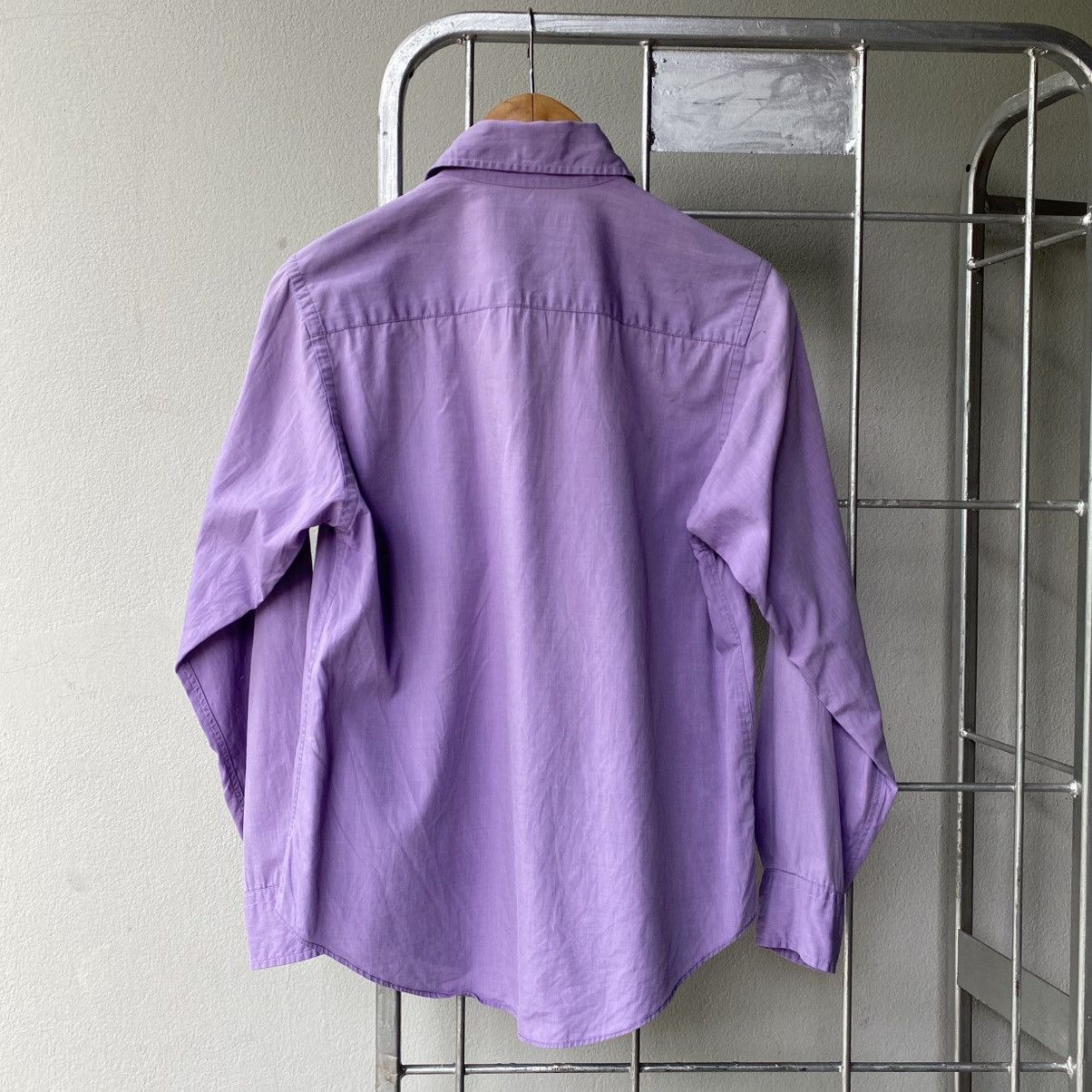 Issey Miyake IM product Purple Long Sleeve Shirt with Chest Pockets Size US M / EU 48-50 / 2 - 5 Thumbnail