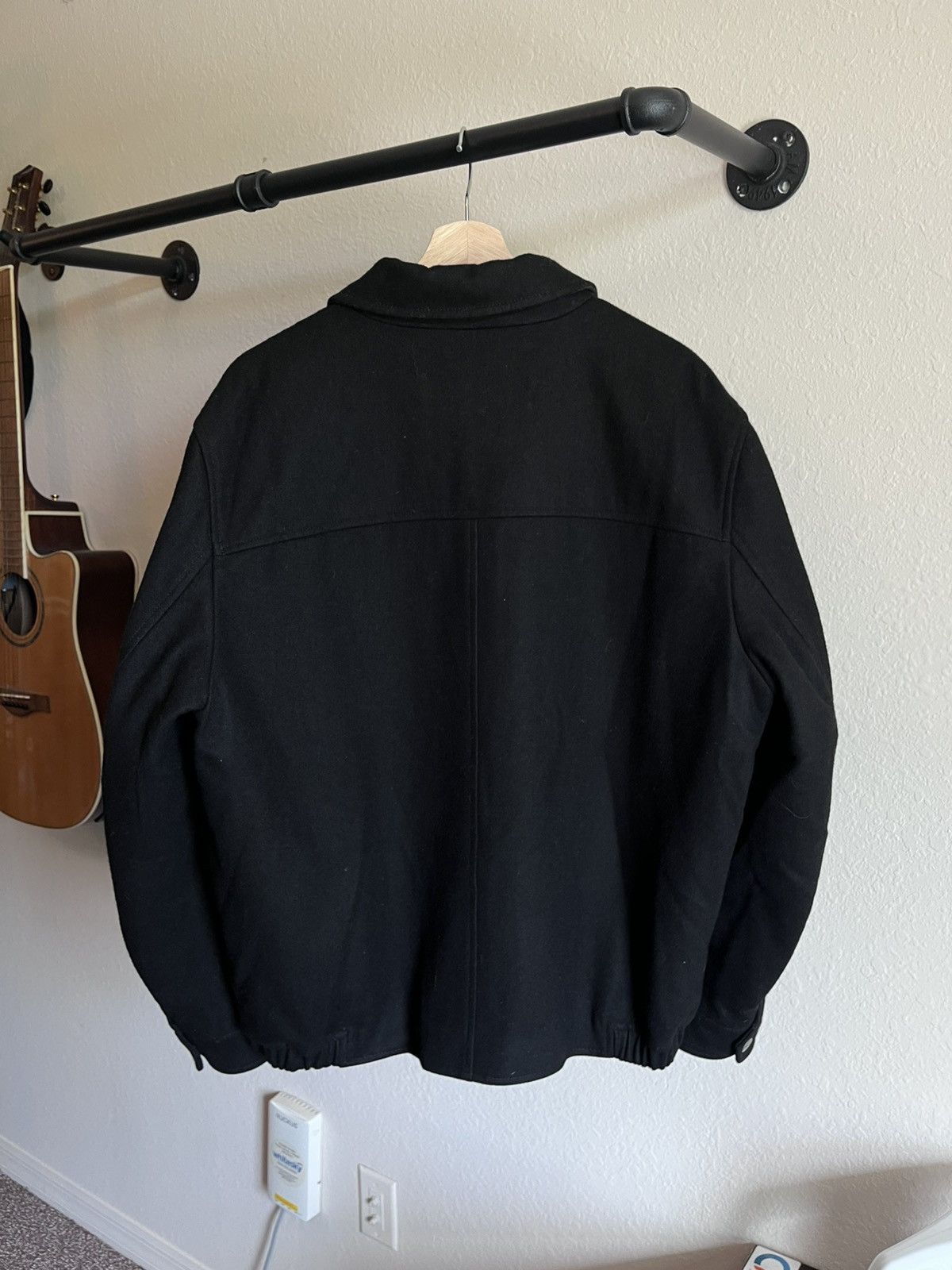 Perry Ellis Perry Ellis Wool Blend Zip Jacket Black slightly cropped Size US L / EU 52-54 / 3 - 2 Thumbnail