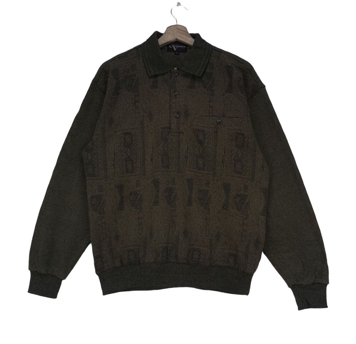 Designer Carlo Valentino Pullover Sweatshirt Size US M / EU 48-50 / 2 - 1 Thumbnail