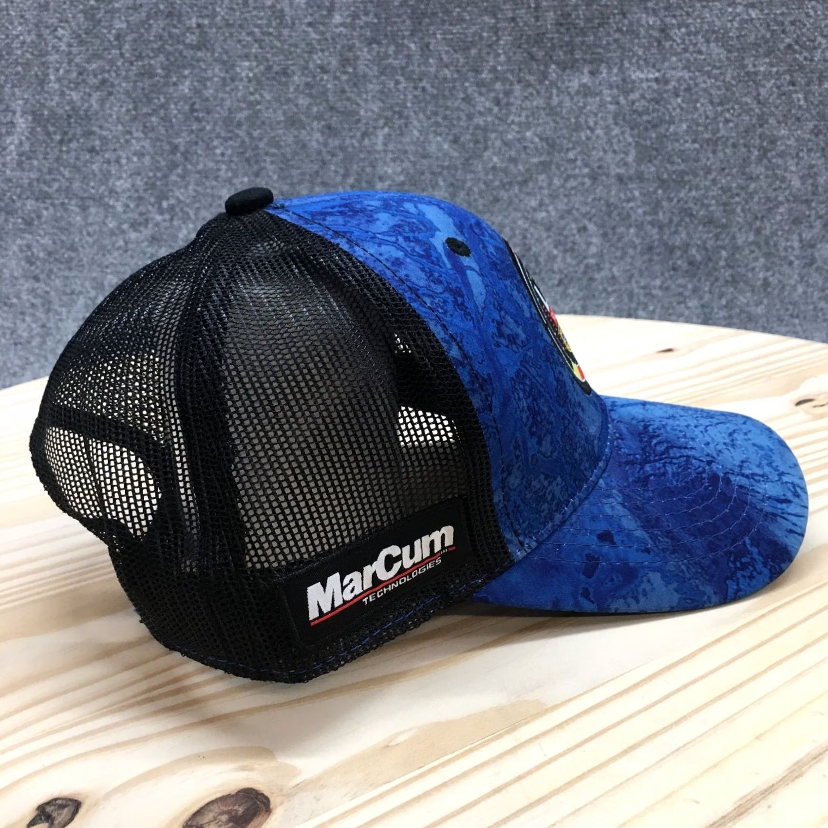 Vintage Outdoor Cap Trucker Hat Unisex Blue OSFA Embroidered Logo L&M Fleet Supply Size ONE SIZE - 6 Thumbnail