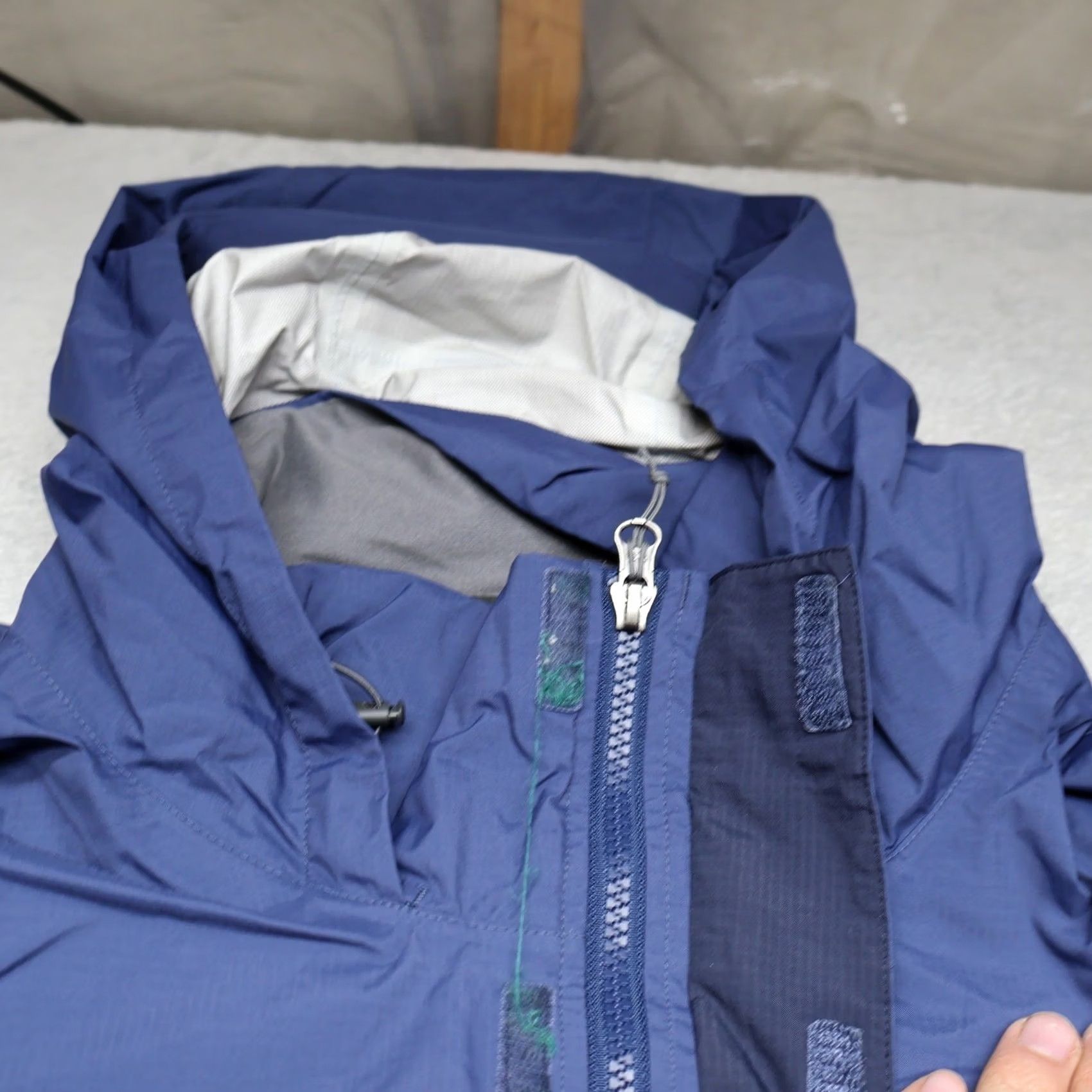 Vintage REI Coop Jacket Mens 3XL Blue Hooded Full Zip Light Wind Rain Outdoor Size US XXL / EU 58 / 5 - 5 Thumbnail