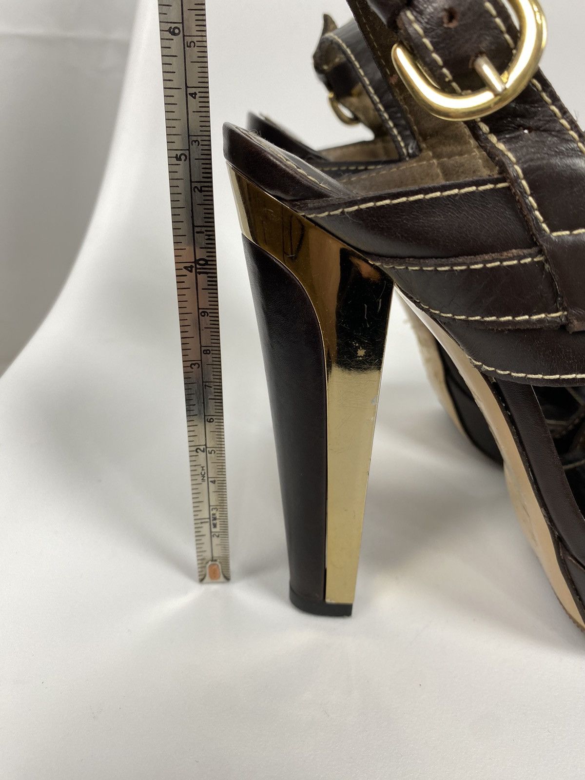Barbara Bui Barbara Bui Genuine Leather Heels Sandals size 38 Size US 8 / IT 38 - 11 Thumbnail