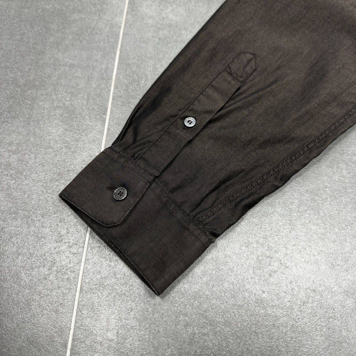 Burberry Burberry London Brown Button Shirt Long Sleeve Size 16-41 Size US M / EU 48-50 / 2 - 19 Thumbnail