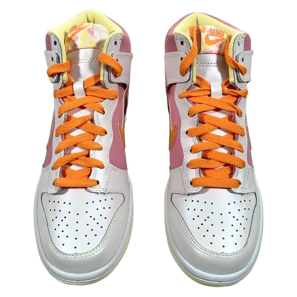 Nike Nike Dunk High Easter Egg Perfect Pink Lemon 2009 Sneakers Size US 5 / EU 37 - 3 Thumbnail