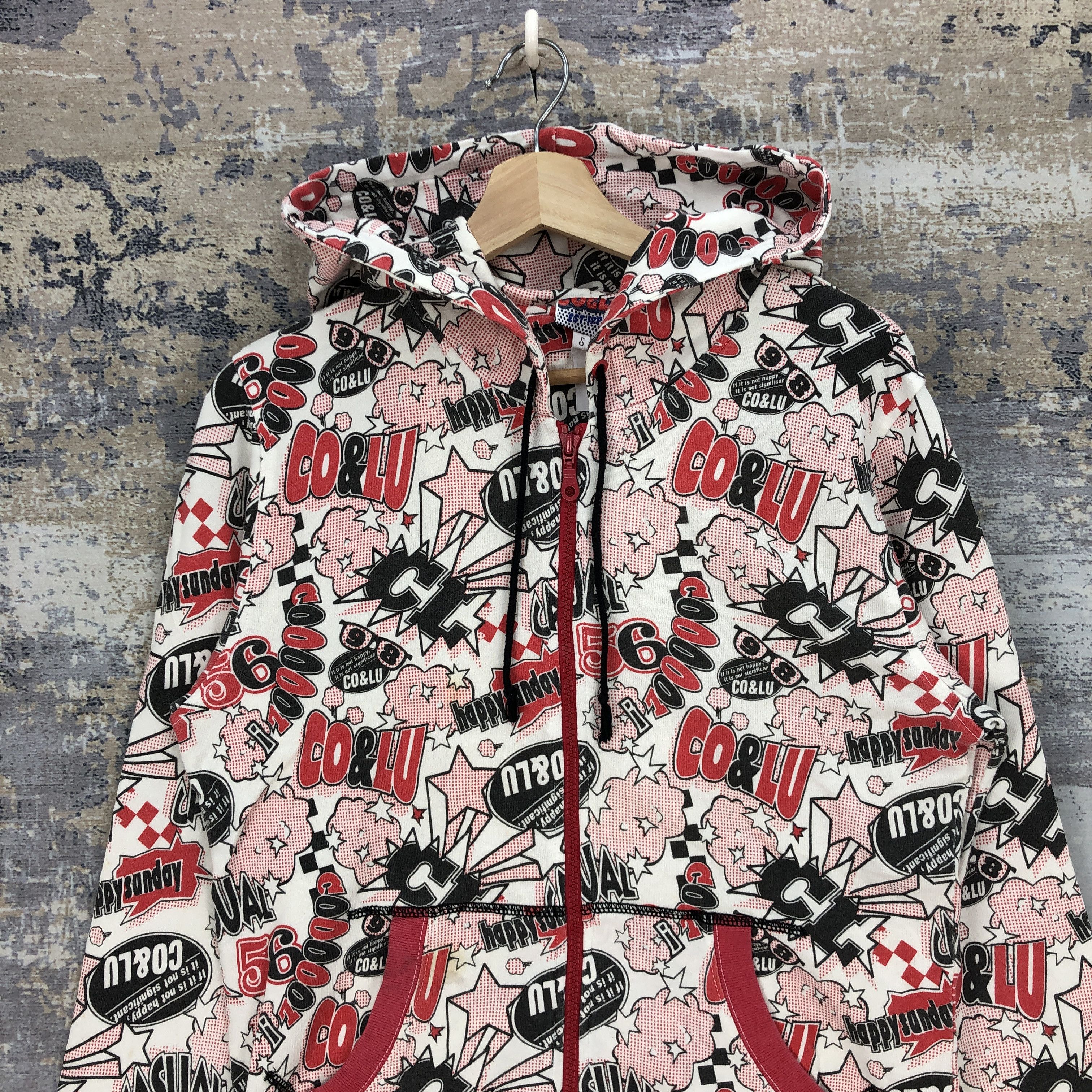 Japanese Brand × Vintage Vintage Y2K Co&Lu Hoodie Sweater Japanese Zipper Sweatshirt Size US M / EU 48-50 / 2 - 7 Thumbnail