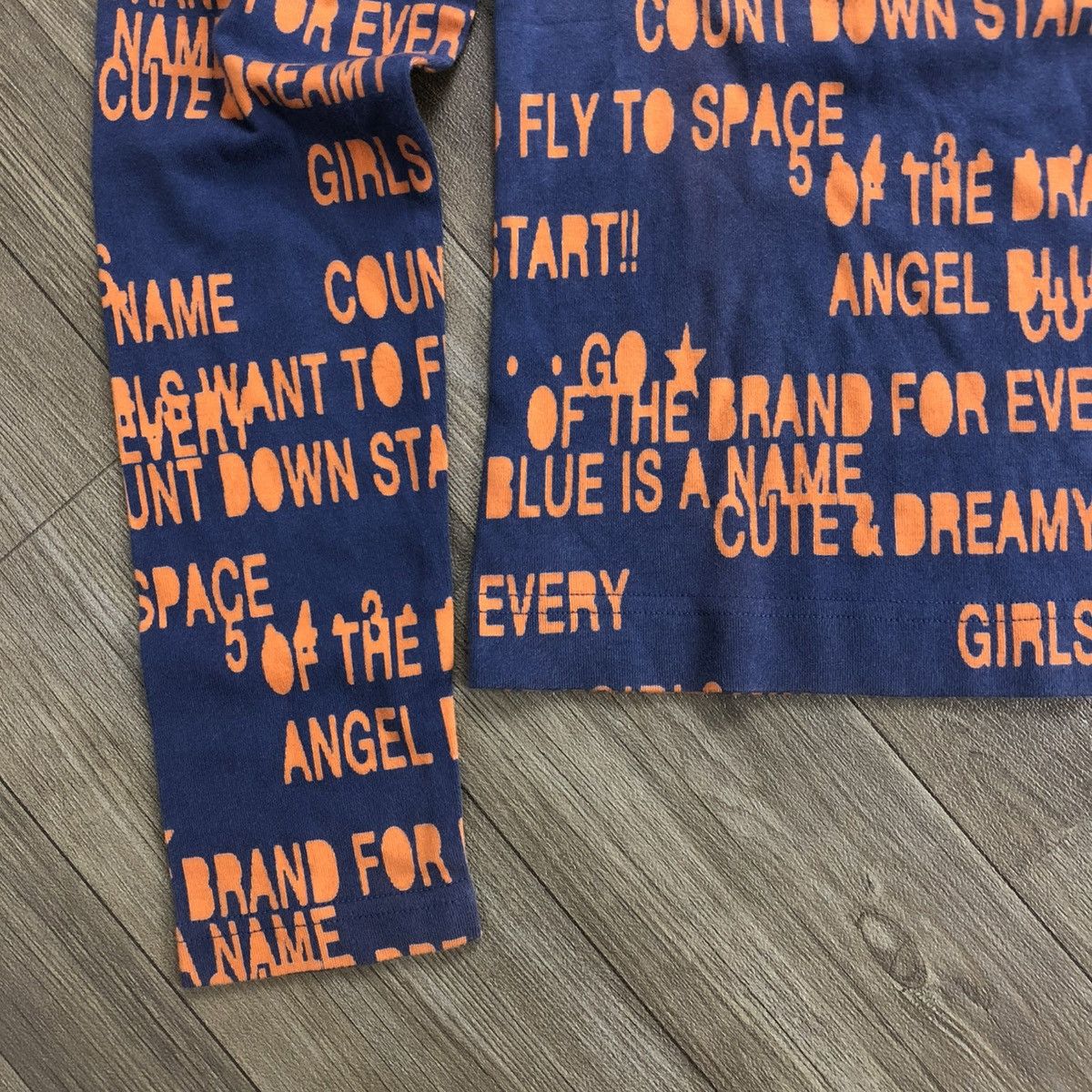 Angel Blue × Hysteric Glamour × Japanese Brand 2000s Angel Blue Iconic Design Poem Goa LGB Long Slevee Size S / US 4 / IT 40 - 6 Thumbnail