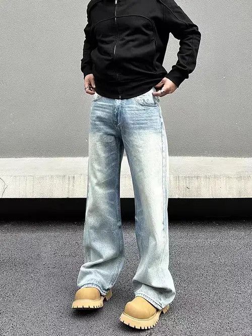 Japanese Brand Miyahara x Jun Vintage Washed Faded Loose Casual Jeans Size US 32 / EU 48 - 7 Thumbnail
