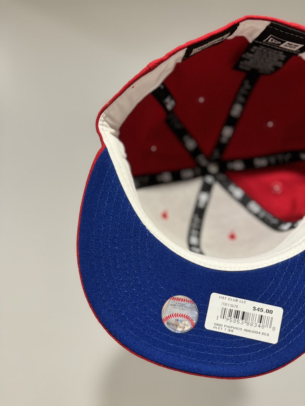 Hat Club × MLB × New Era Hatclub Exclusive Philadelphia Phillies P double star 3/8 Size ONE SIZE - 4 Thumbnail