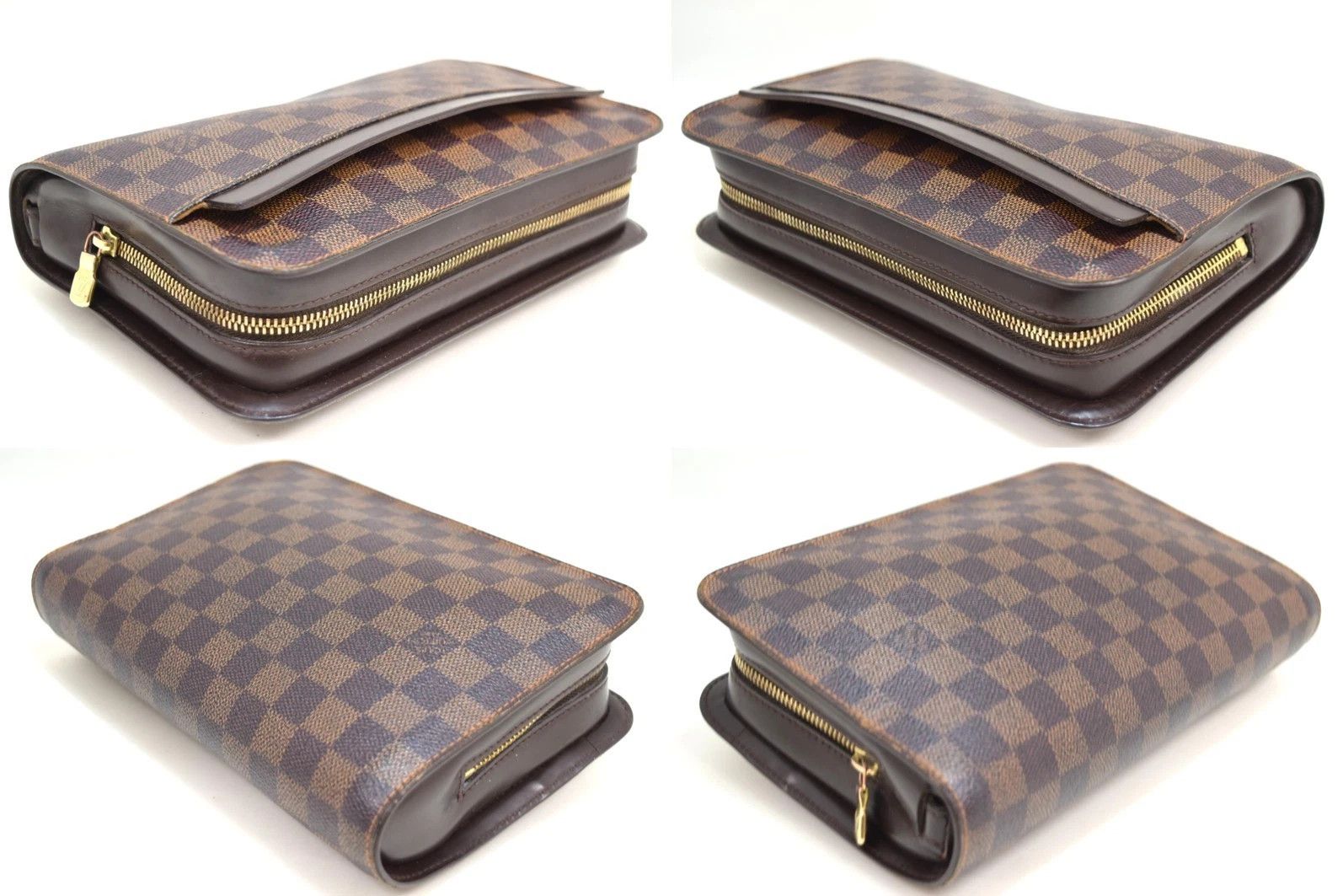 Louis Vuitton Louis Vuitton Saint Louis Clutch Bag Damier Canvas N51993 Size ONE SIZE - 5 Thumbnail