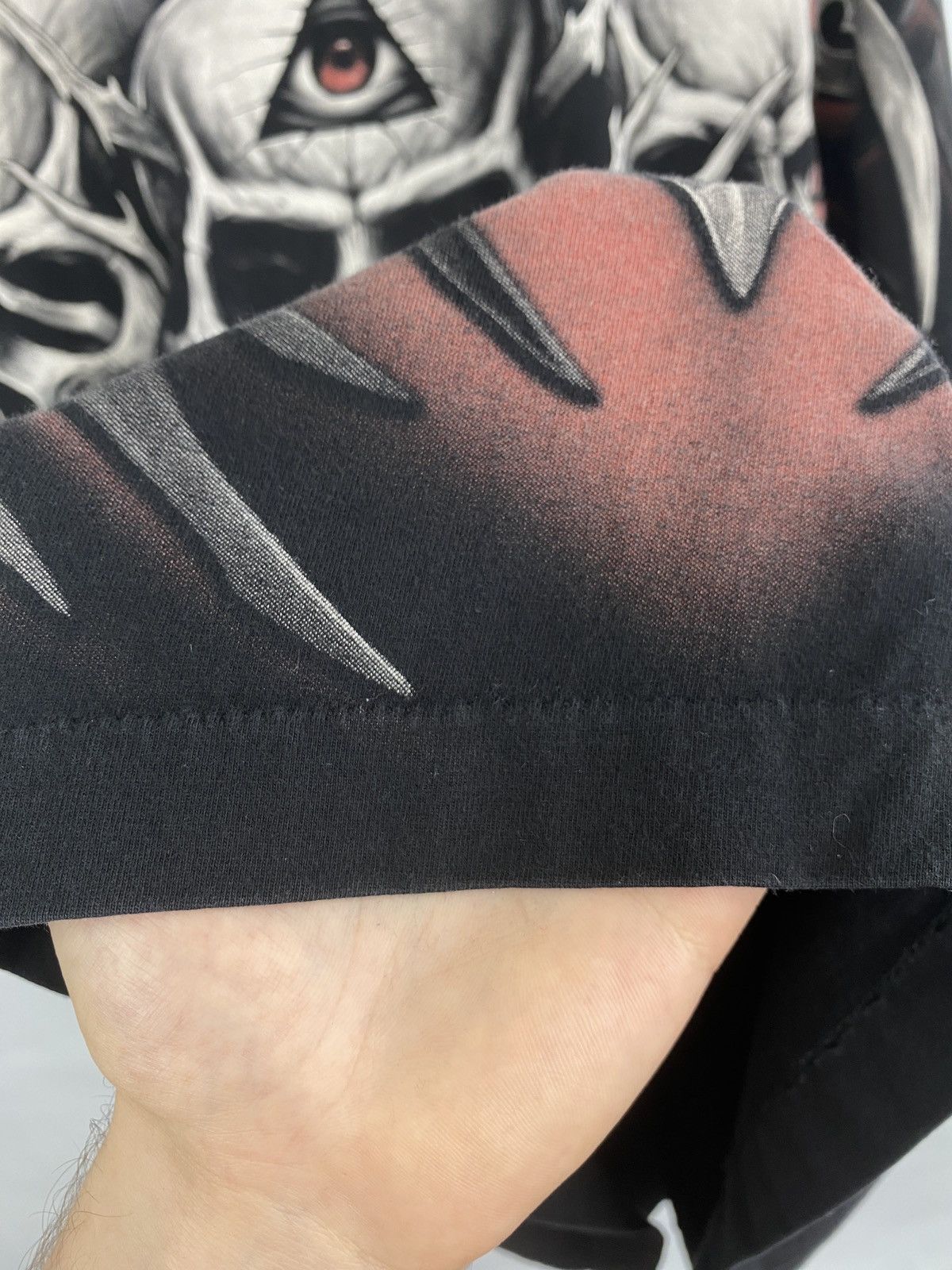 Japanese Brand 💀 Vintage 90s Skull Death All Over Print Y2K Retro Rare Size US XL / EU 56 / 4 - 7 Thumbnail