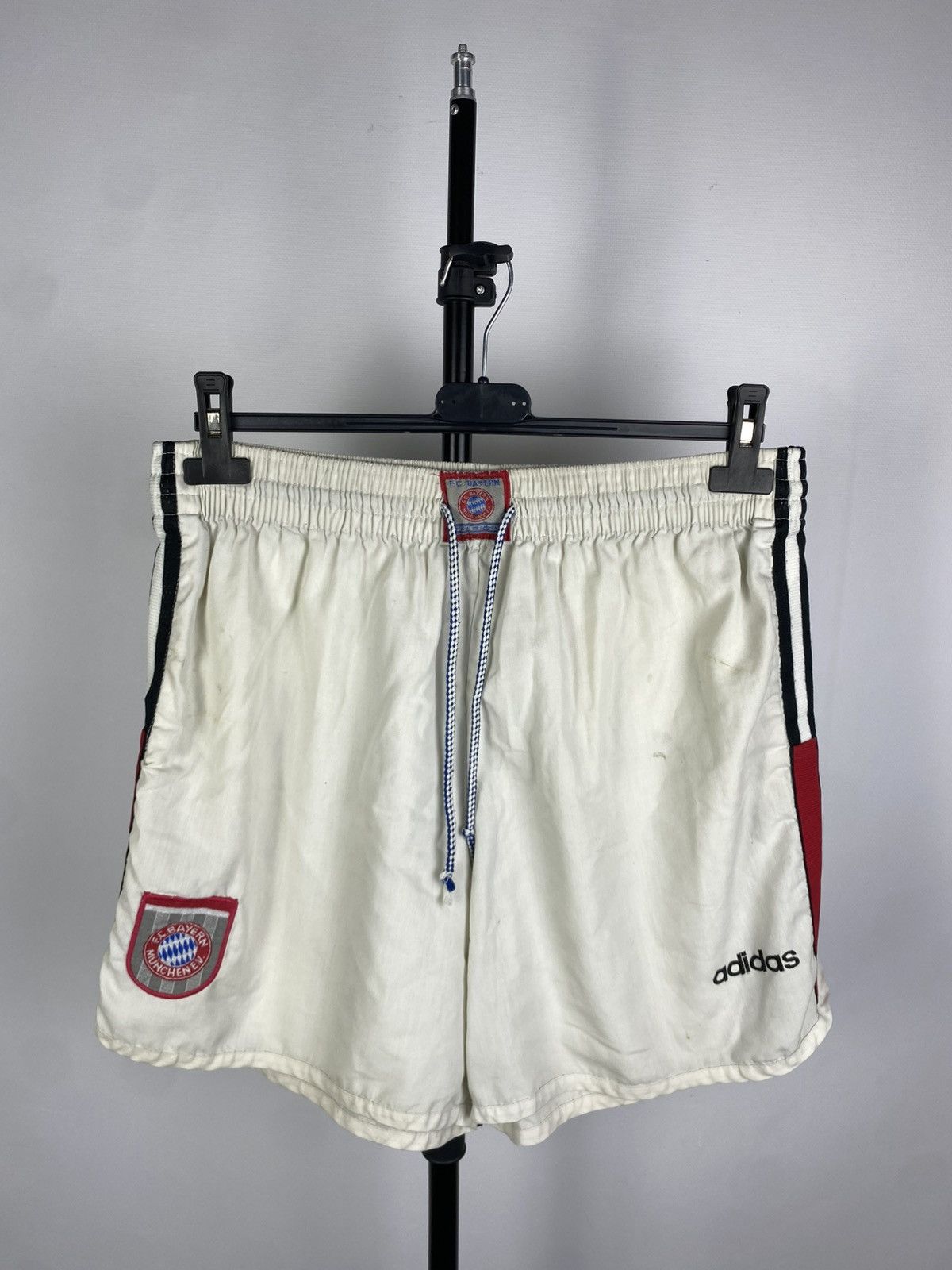Adidas × Vintage Vintage 90s Adidas Bayern shorts streetwear y2k style size L Size US 36 / EU 52 - 1 Thumbnail