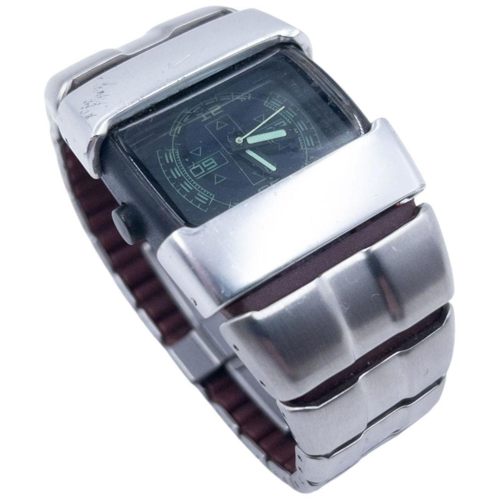 Nike Vintage 2000s Nike D Line Metal Digital Watch Size ONE SIZE - 1 Thumbnail