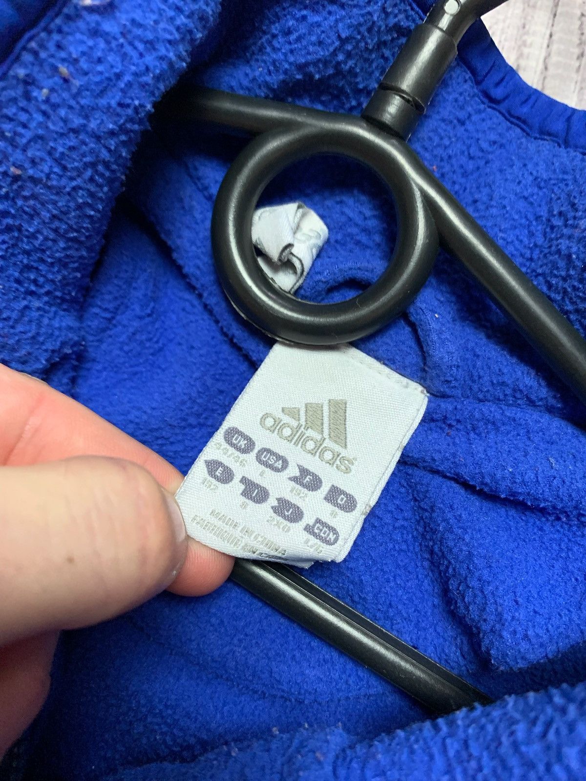 Adidas Adidas Chelsea vintage soccer fleece jacket Size l blue Size US L / EU 52-54 / 3 - 3 Thumbnail