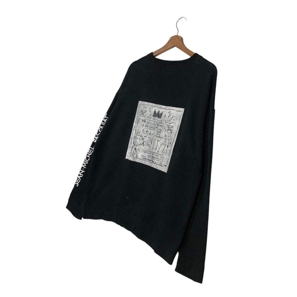 Jean-Michel Basquiat 📌Long Sleeve Sweatshirt Jean Michel Basquit Big Logo Size US M / EU 48-50 / 2 - 11 Thumbnail