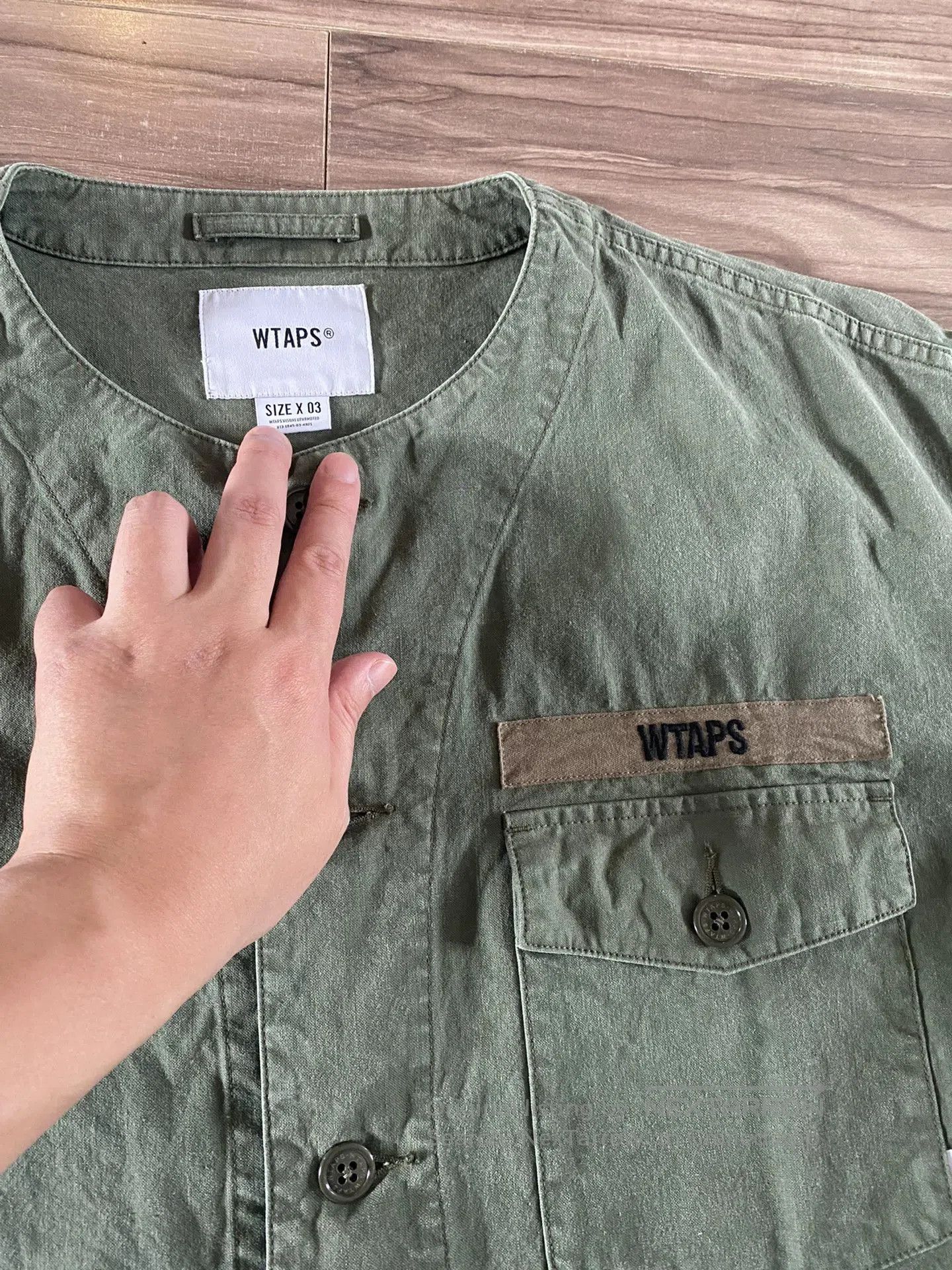 Wtaps Wtaps 20SS Single Pocket Shirt. Size US L / EU 52-54 / 3 - 3 Thumbnail