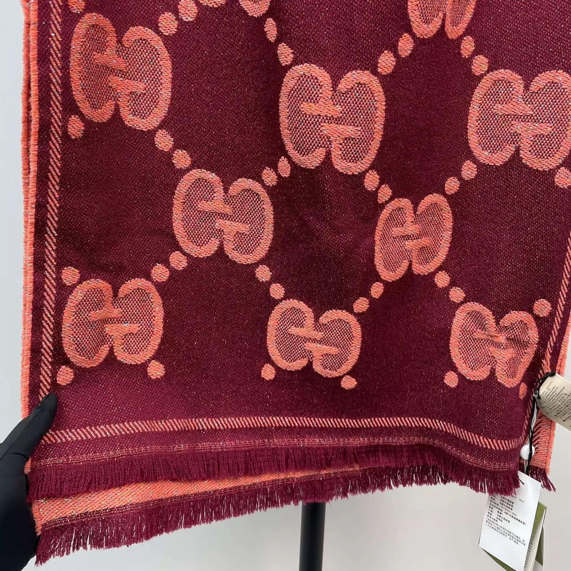 Gucci Gucci GG Monogram scarf 98% New with tags 45cm Size ONE SIZE - 9 Thumbnail