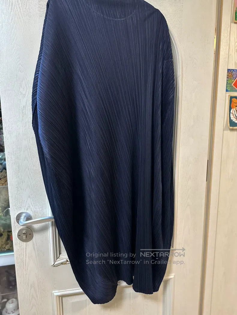 Issey Miyake Issey Miyake Navy Blue Disc-Shaped Dress Size L / US 10 / IT 46 - 2 Thumbnail