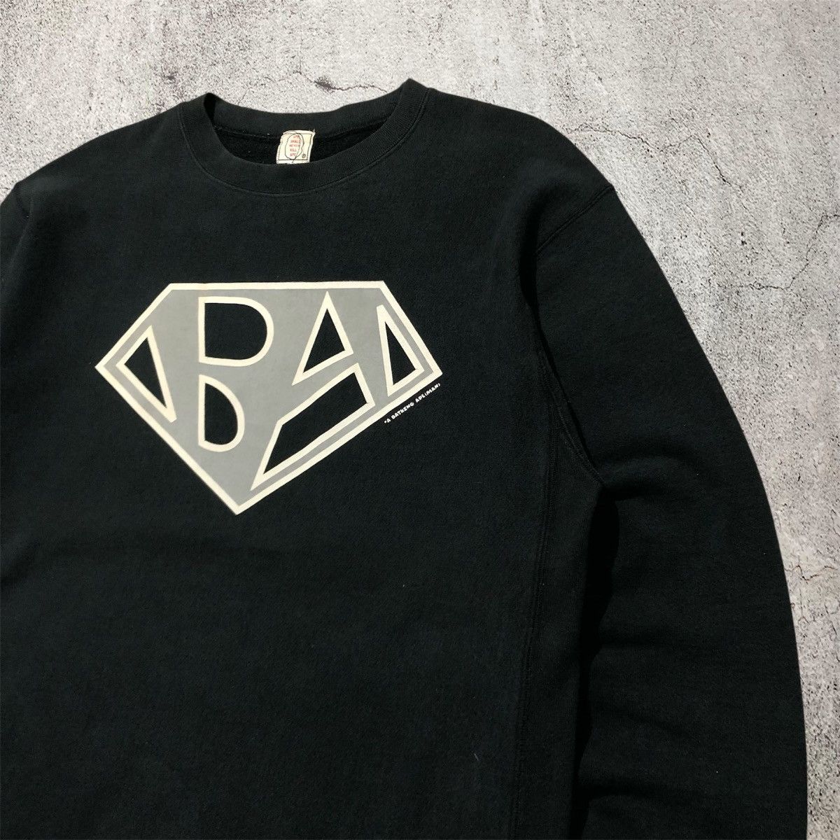 Bape 🇯🇵 1990s Vintage A Bathing Ape Bape Superman BA Logo Crewneck Size US L / EU 52-54 / 3 - 2 Thumbnail