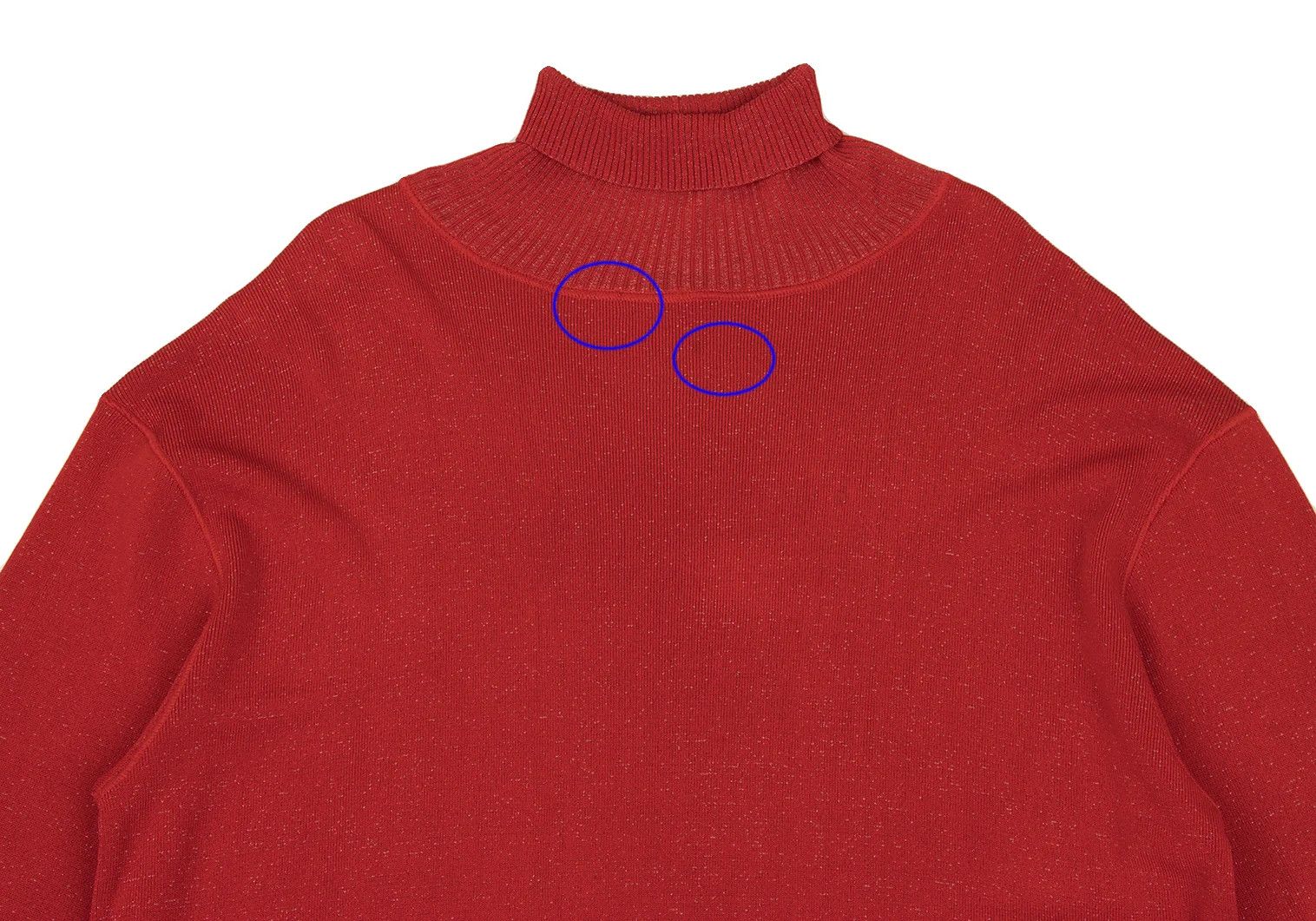 Jean Paul Gaultier Turtleneck Knit in Red, Size 48 Size US M / EU 48-50 / 2 - 2 Thumbnail