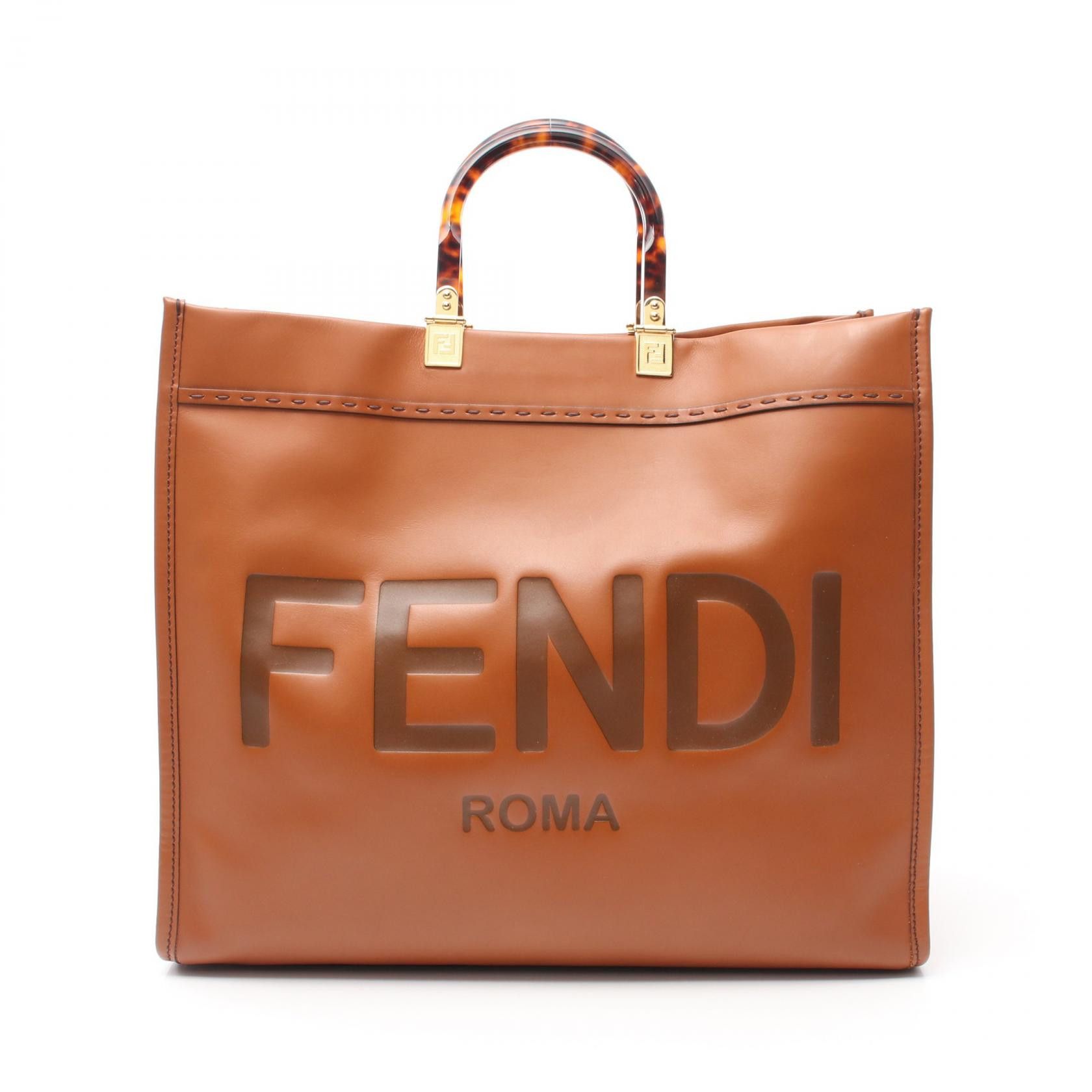 Fendi Fendi Sunshine Large Tote Bag Leather Tote Bag 8BH372 in Good Condition Size ONE SIZE - 1 Thumbnail