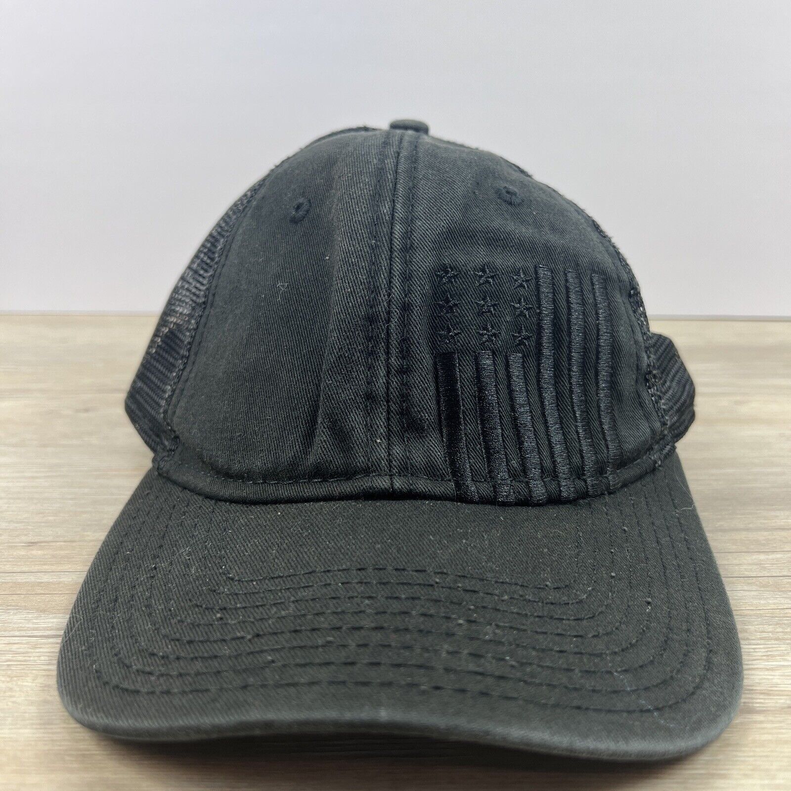 Other Black USA Flag Hat Adjustable Hat Black Adjustable Hat Adult Size ONE SIZE - 2 Thumbnail