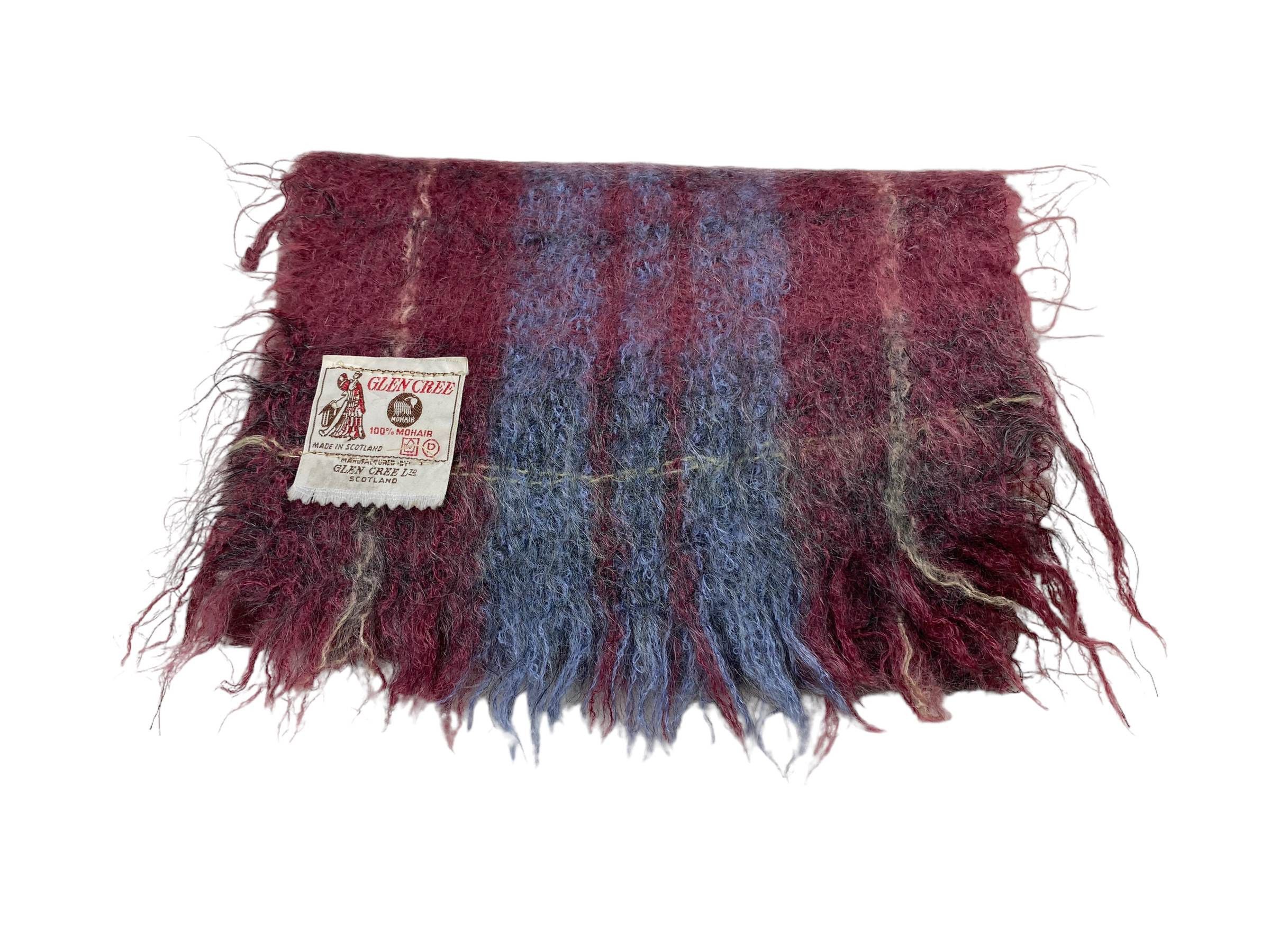 Vintage Glen Cree Vintage Stripe Mohair Scarf Made in Scotland Size ONE SIZE - 6 Thumbnail
