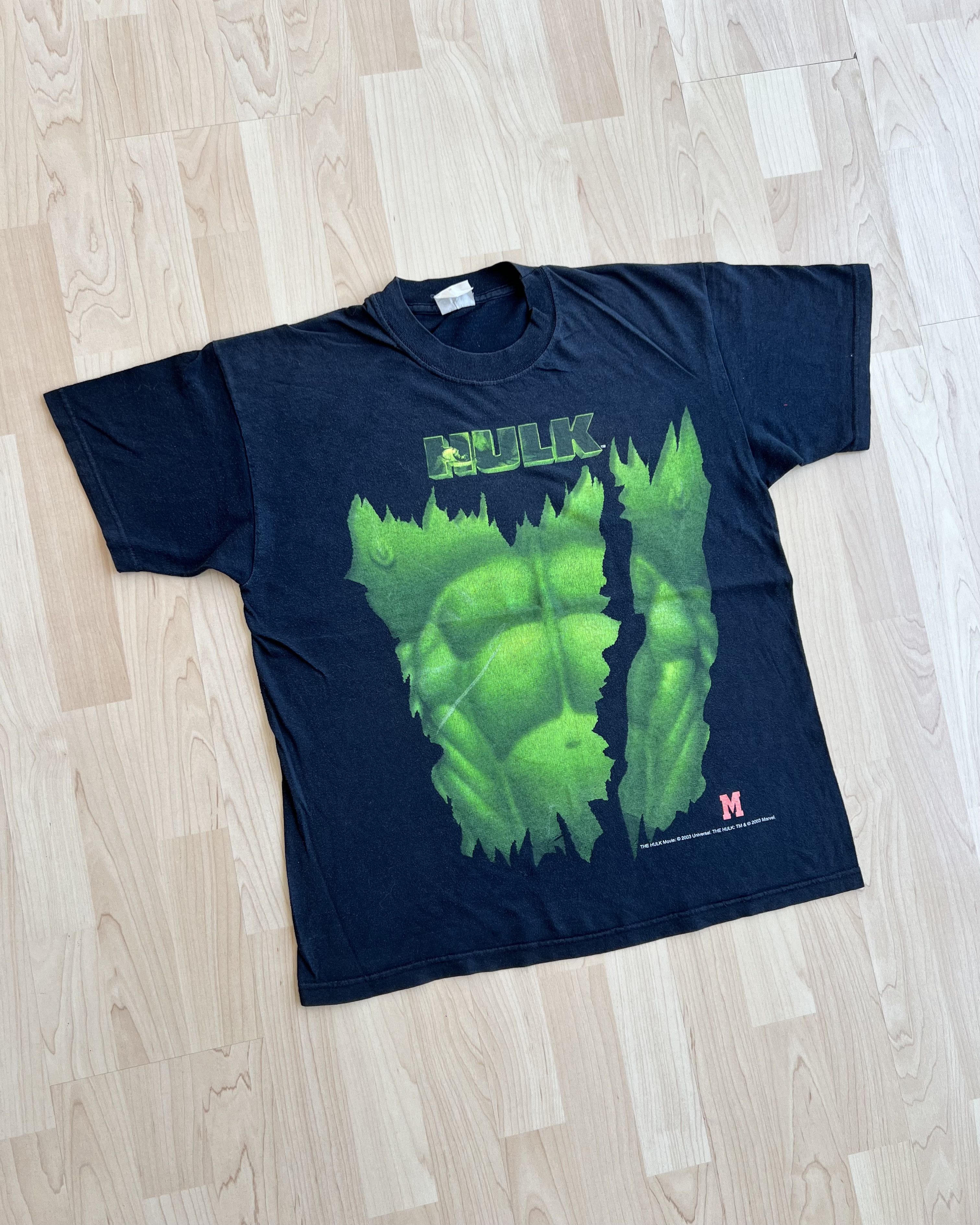Vintage Fruit of the Loom x Marvel The HULK 2003 Y2K T-Shirt Size US L / EU 52-54 / 3 - 3 Thumbnail