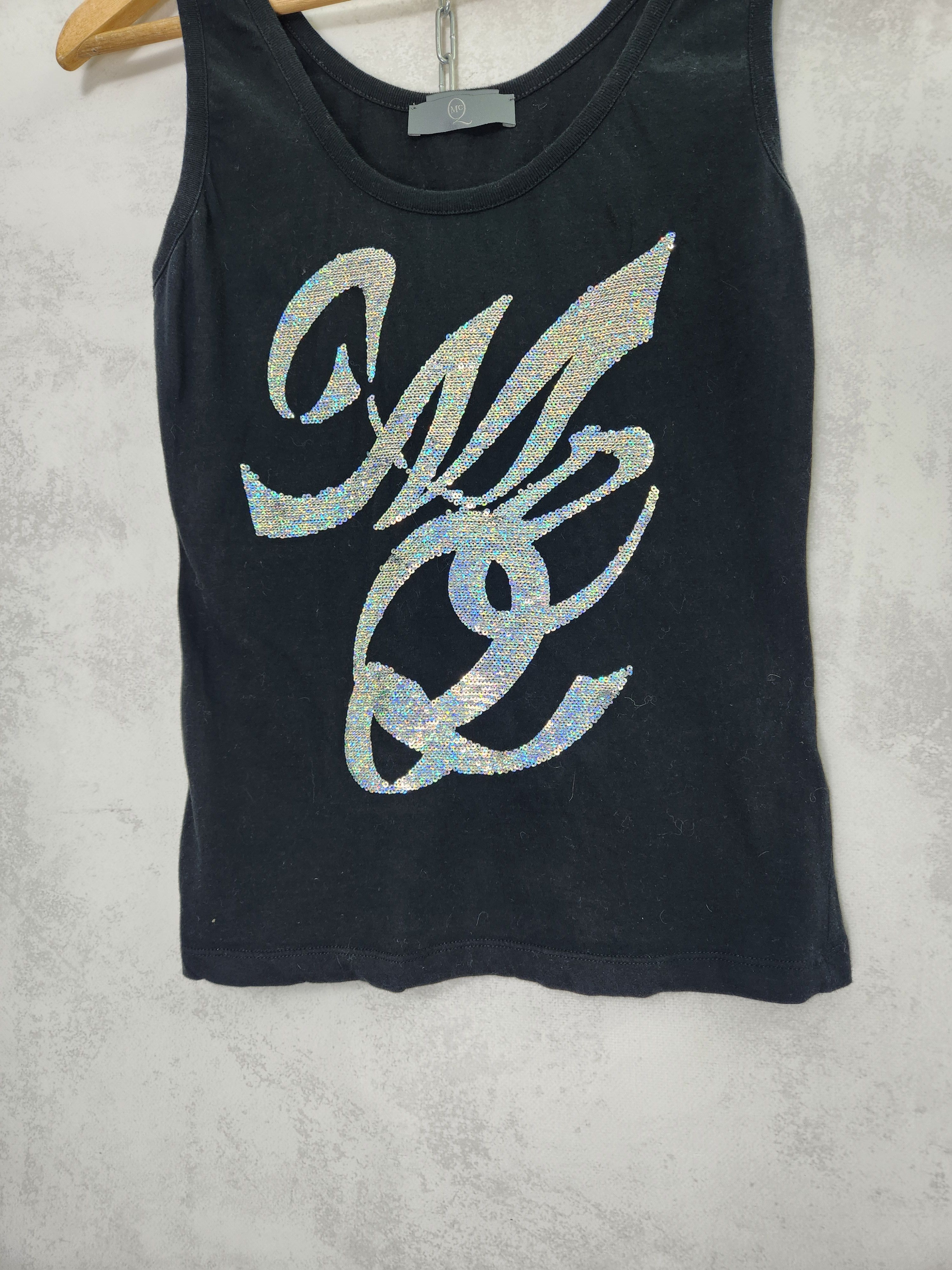Alexander McQueen Alexander mcqueen black big logo tank top size M Size M / US 6-8 / IT 42-44 - 2 Thumbnail