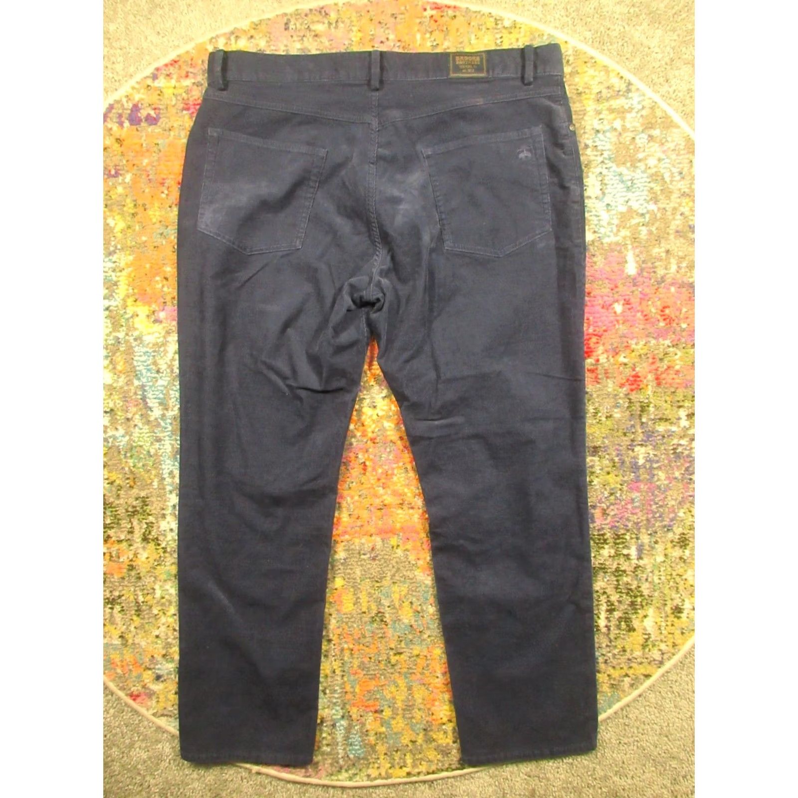 Brooks Brothers Brooks Brothers Corduroy Pants Mens 38X30 Blue Stretch Chino Straight Leg EUC Size US 38 / EU 54 - 2 Thumbnail