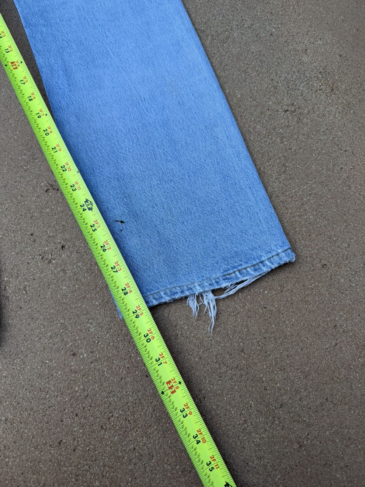 Levi's Vintage 90s Levis 501xx Buttonfly Straight Denim Jeans 31x29 Size US 31 - 10 Thumbnail