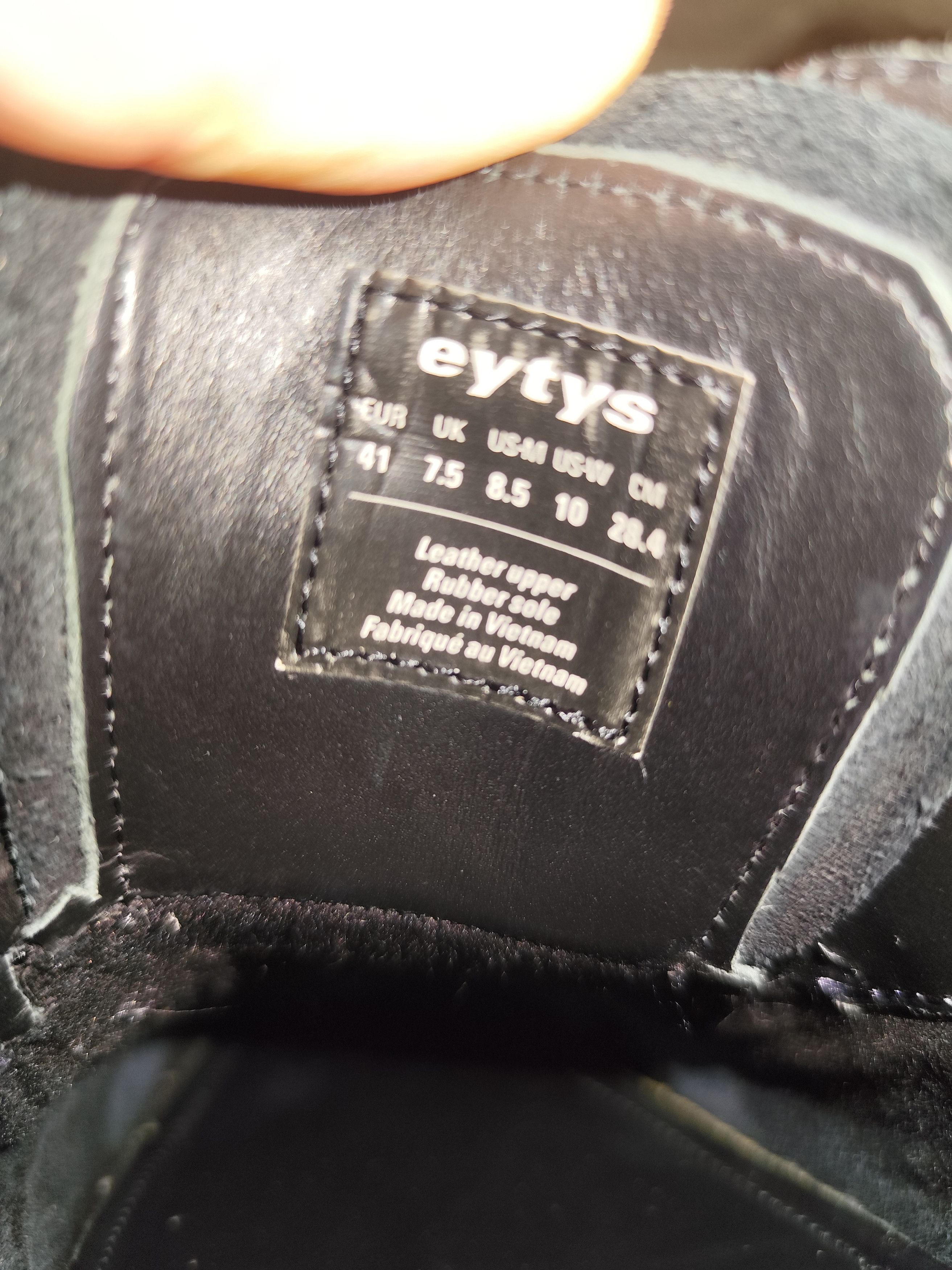 Eytys Eytys Alexia derby leather creeper shoe Size US 8.5 / EU 41-42 - 3 Thumbnail