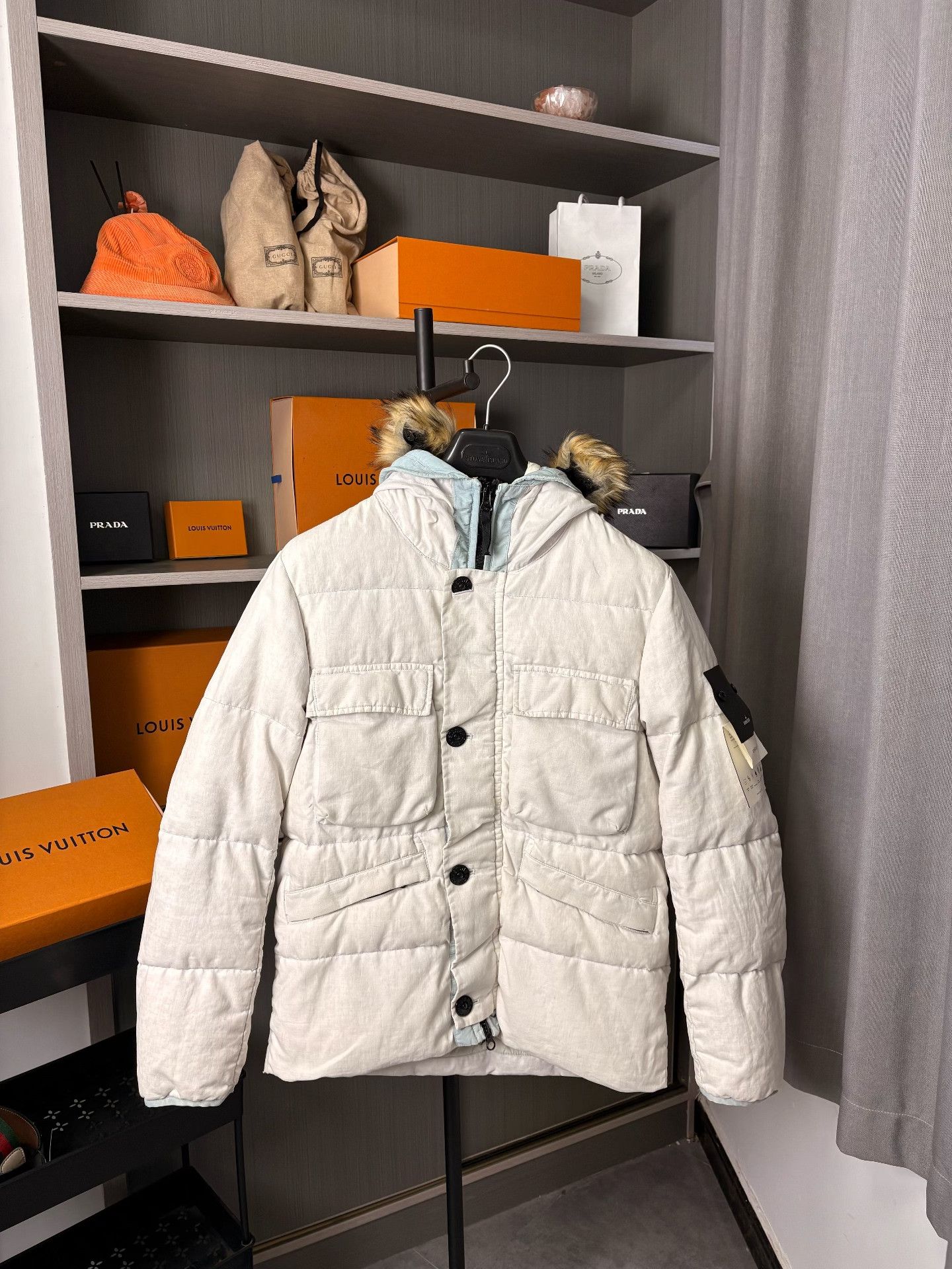 Stone Island Stone Island Down White Heavy Coat M Men Size US M / EU 48-50 / 2 - 1 Thumbnail