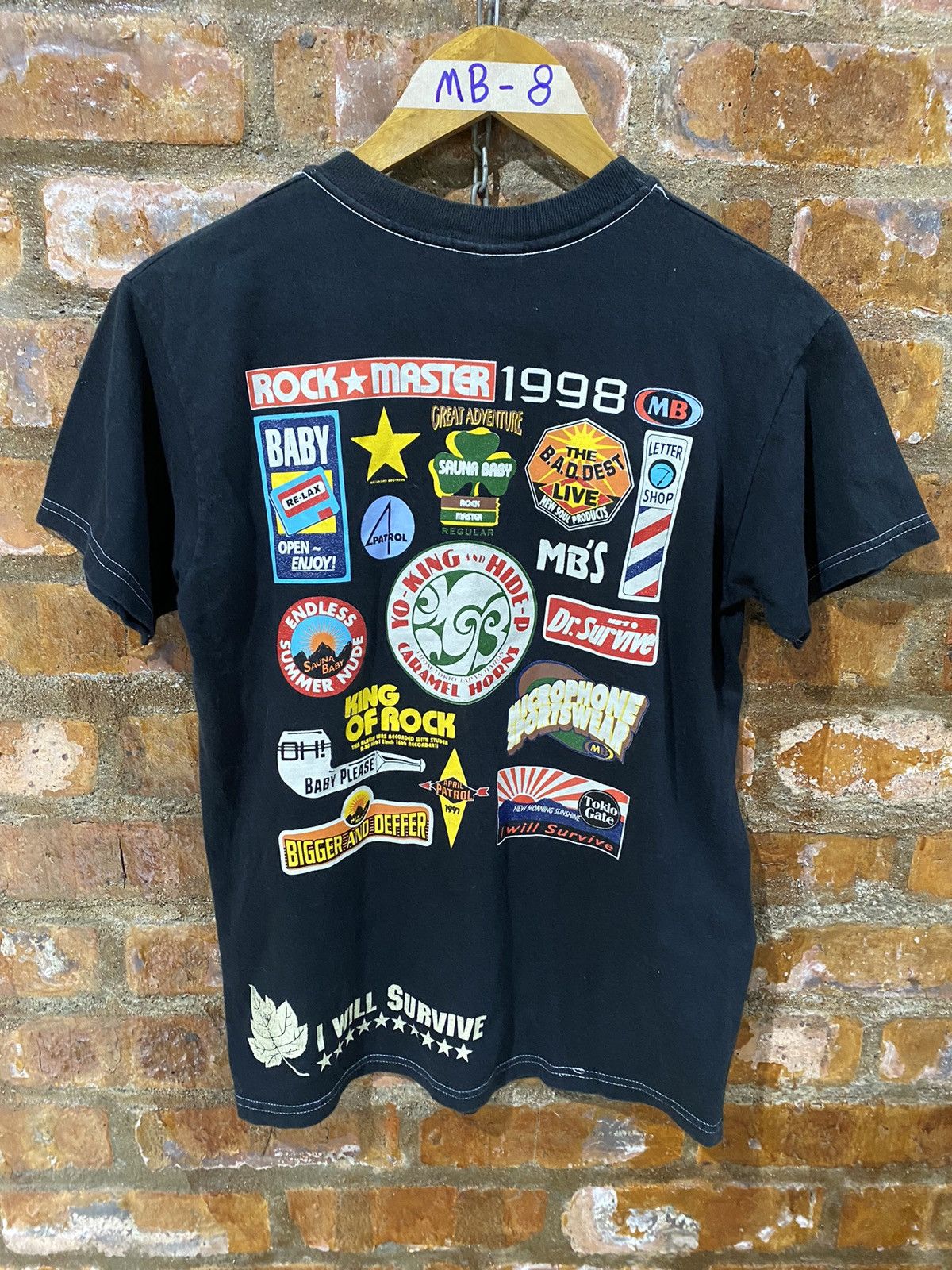 Japanese Brand 1998 MB Punk record Japan tee Size US S / EU 44-46 / 1 - 2 Thumbnail