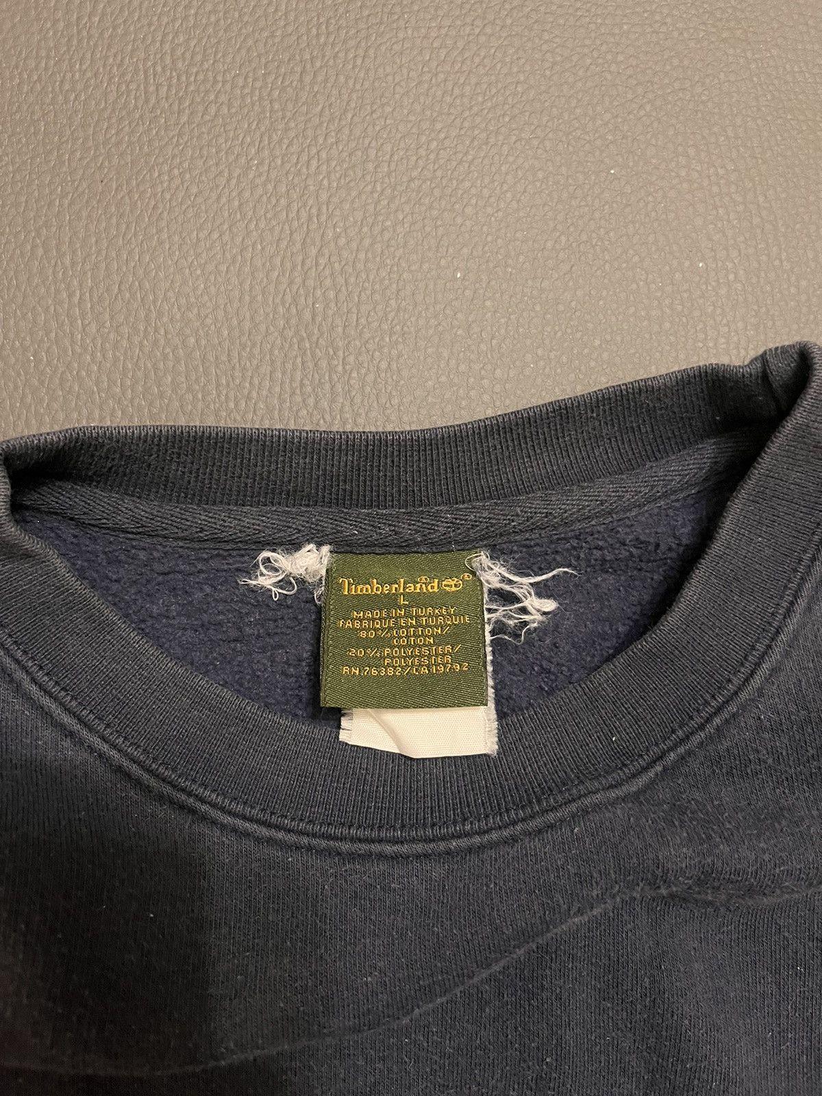 Japanese Brand × Timberland Vintage 2000s Timberland Embroidered Graphic Faded Crewneck Size US XL / EU 56 / 4 - 2 Thumbnail