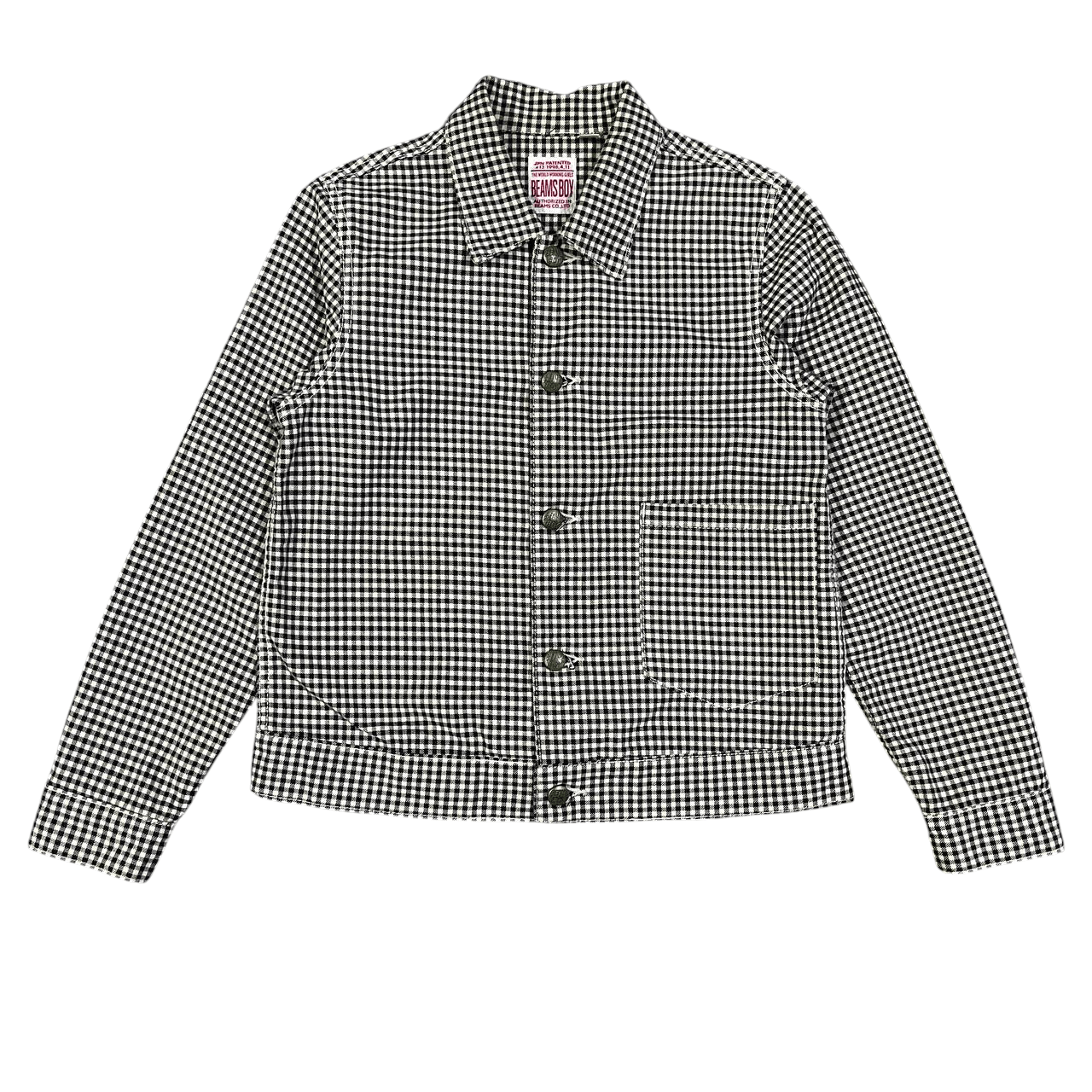 Beams Japan Vintage Beams Boy Single Pocket Button Jacket Size US S / EU 44-46 / 1 - 1 Thumbnail
