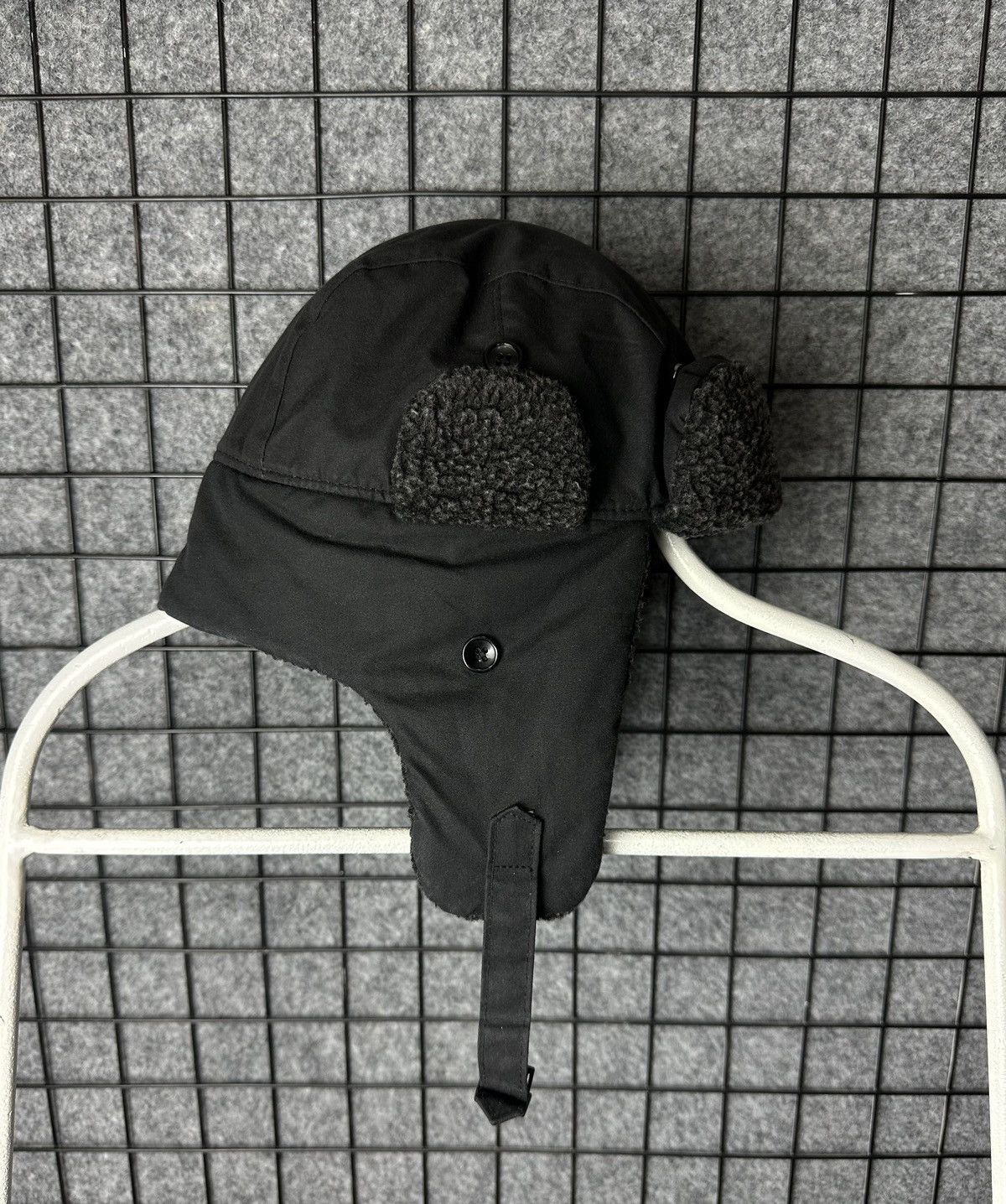 Barbour Barbour Outdoor Waxed Cotton Trapper Hat Size L Size ONE SIZE - 2 Thumbnail