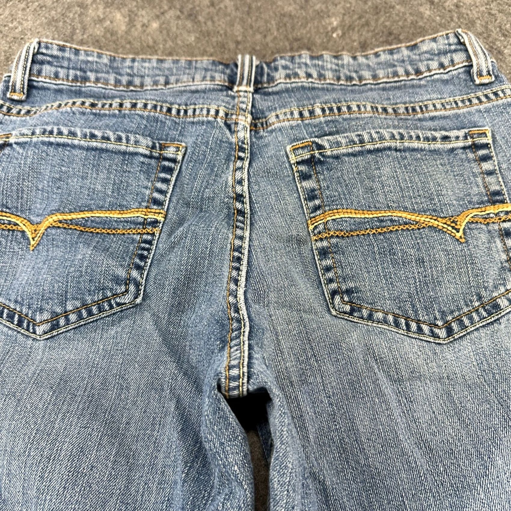 Vintage VINTAGE No Boundaries NOBO Jeans Juniors 7 Blue Bootcut Flare Light Low Rise Y2K Womens Jeans 5-Pocket Inseam 33in Size 28" / US 6 / IT 42 - 5 Thumbnail
