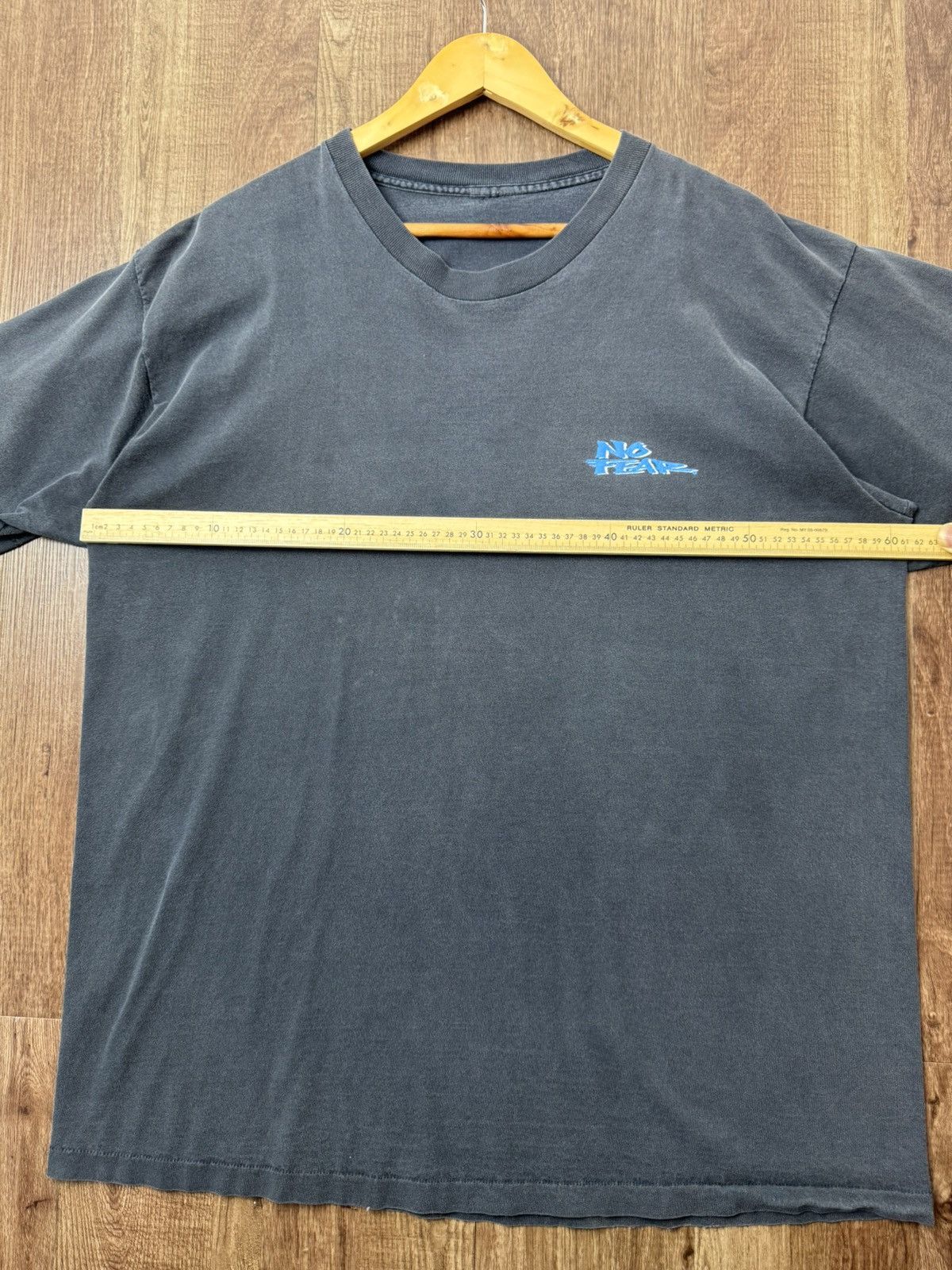No Fear VINTAGE 90s NO FEAR EYES BLACK T-shirt Size US XL / EU 56 / 4 - 7 Thumbnail