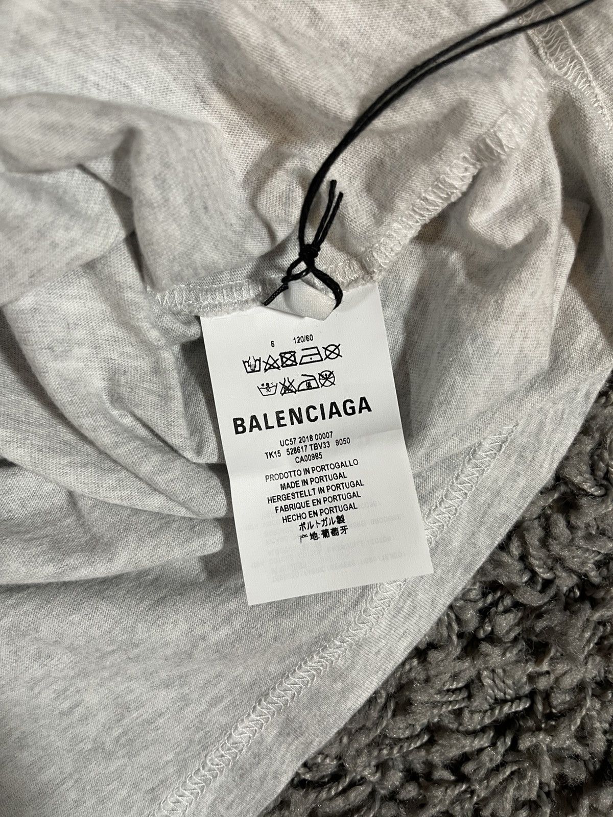 Balenciaga Balenciaga Embroidered Vintage Jersey T-Shirt Pale Heather Size M / US 6-8 / IT 42-44 - 10 Thumbnail