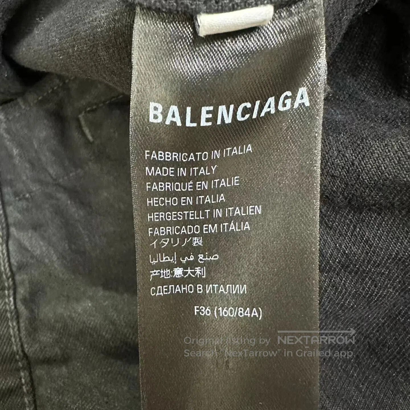 Balenciaga balenciaga rhinestone denim jacket size 36. Size US S / EU 44-46 / 1 - 4 Thumbnail