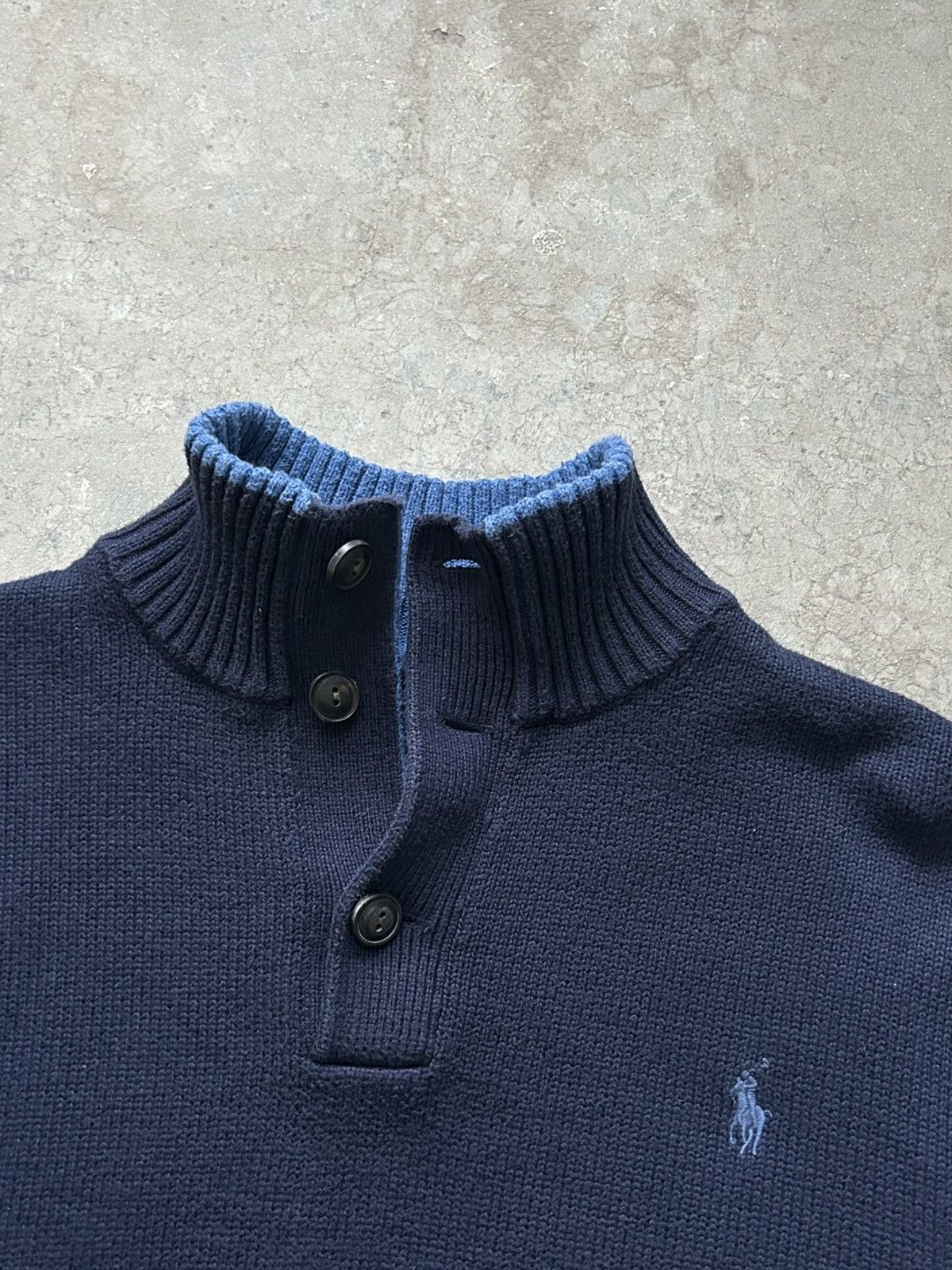 Polo Ralph Lauren Polo RALPH LAUREN sweater cashmere jumper 3/4 navy blue Size US L / EU 52-54 / 3 - 5 Thumbnail