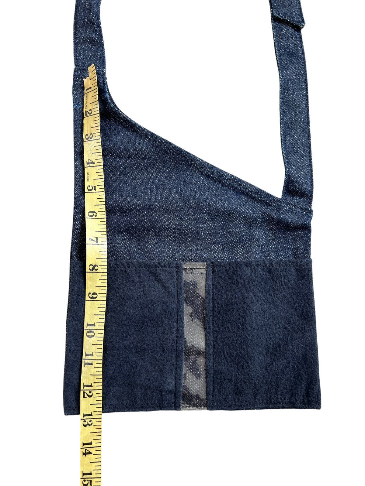 Romeo Gigli 1990’s Romeo Gigli Cyberpunk Denim Sling Bag Size ONE SIZE - 14 Thumbnail