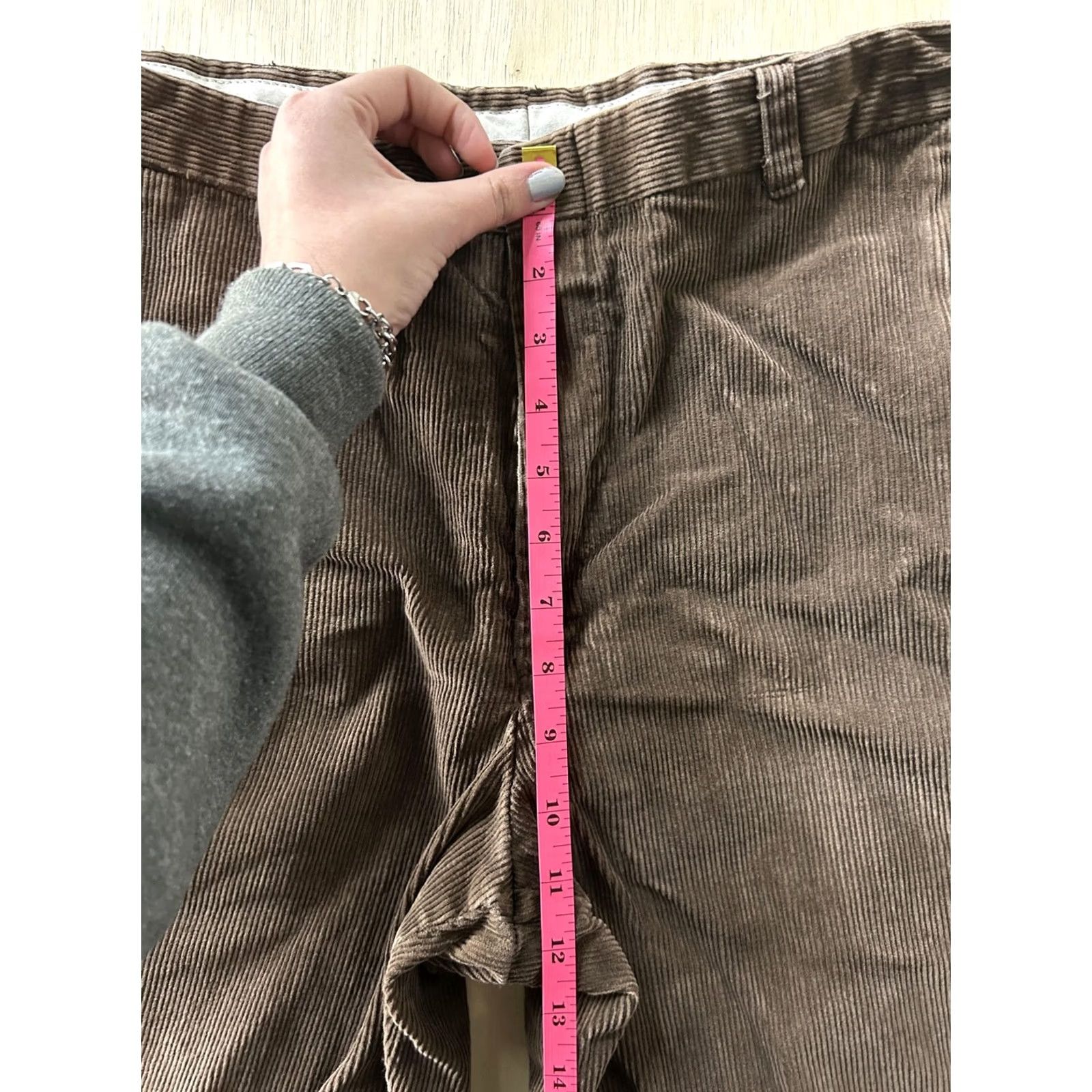 Vintage VINTAGE Brown Corduroy Pants Mens 34x34 Cotton Chino Straight Leg Trousers Size US 34 / EU 50 - 7 Thumbnail