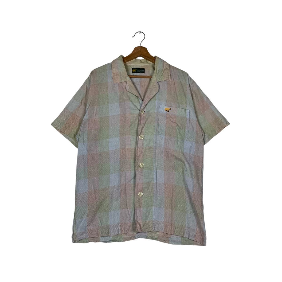 Golden Bear GOLDEN BEAR Jack Nicklaus Checked Button Shirt #1424-C64 Size US M / EU 48-50 / 2 - 1 Thumbnail