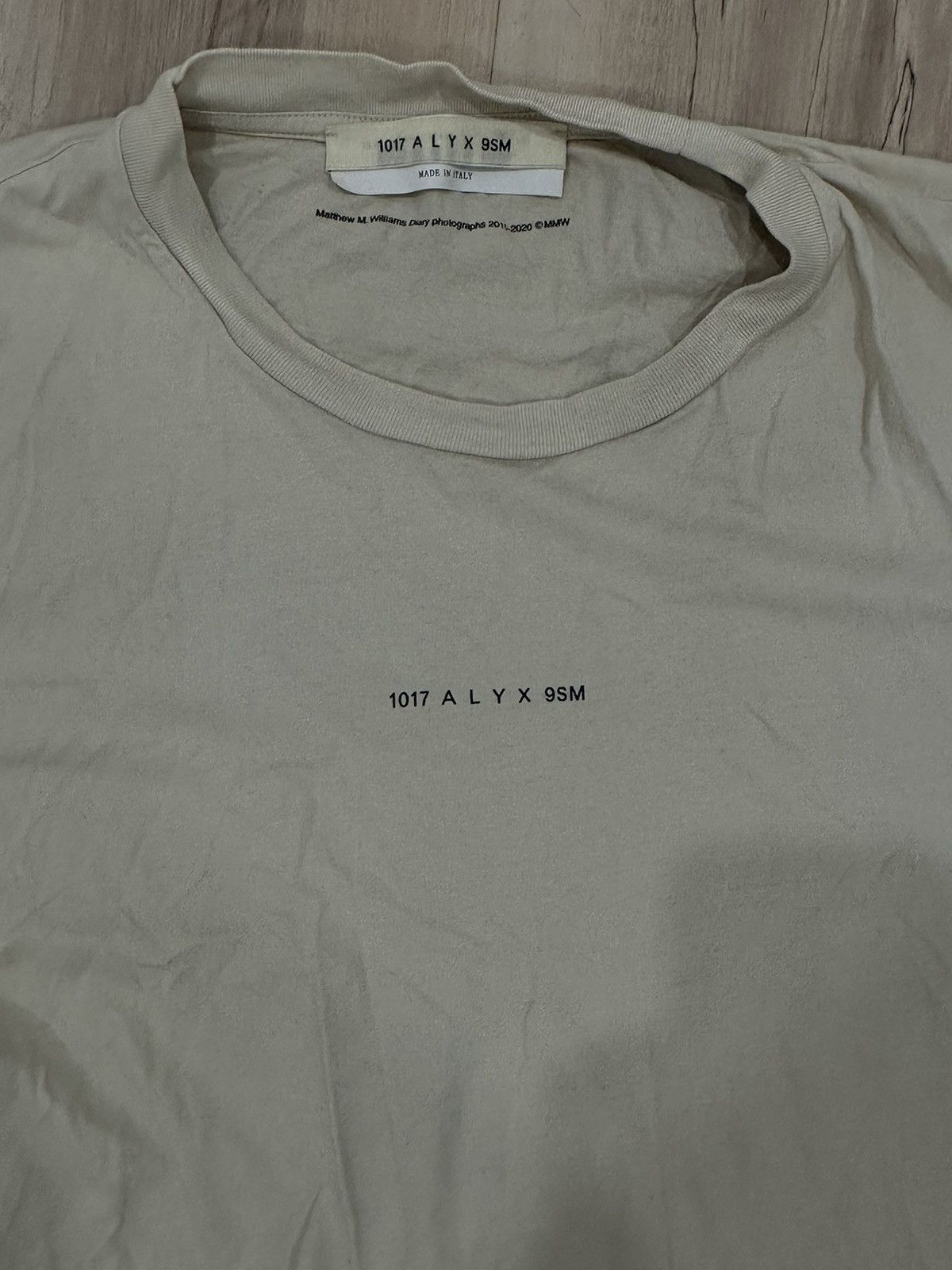 1017 ALYX 9SM 1017 Alyx 9SM x Matthew Williams T-Shirt Size XL Size US XL / EU 56 / 4 - 2 Thumbnail