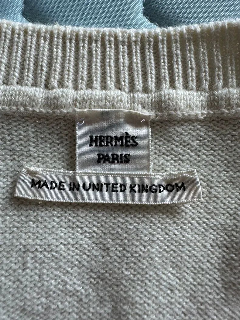 Hermes Hermes Cashmere Short Sleeve Size XS / US 0-2 / IT 36-38 - 3 Thumbnail