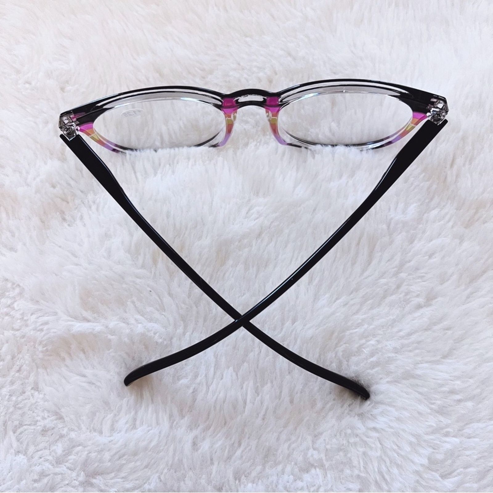 Other Zoe Black Multi-Color Round Reader Glasses Size ONE SIZE - 9 Thumbnail